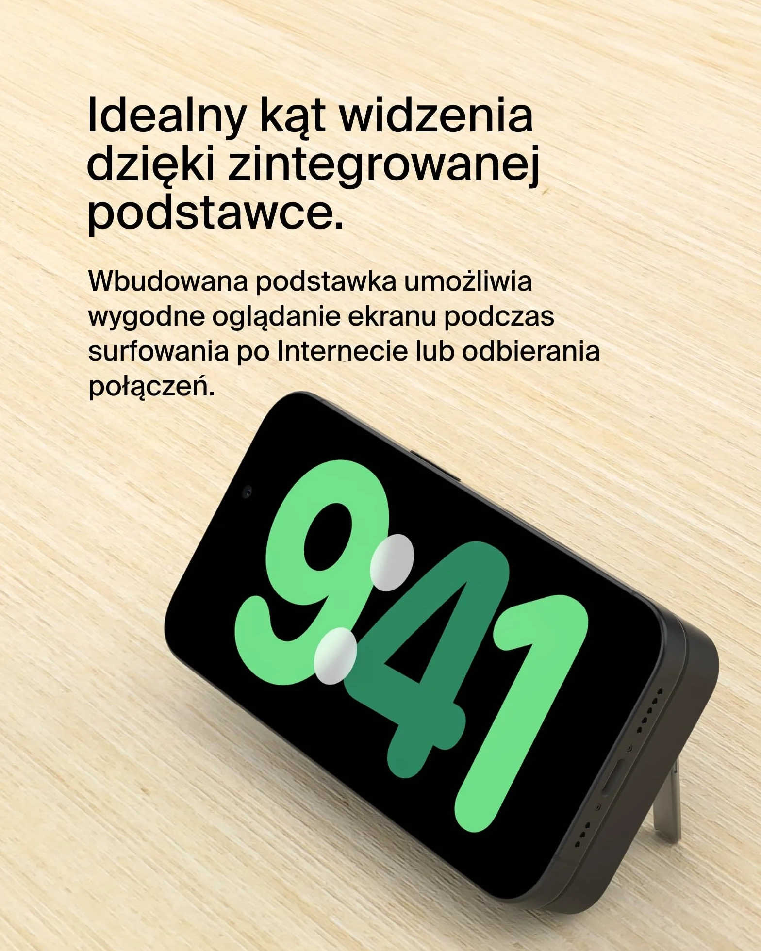Belkin Bezprzewodowy powerbank BoostCharge Pro 8000 mAh z Qi2, ładowarka zgodna z MagSafe + rozkładana podstawka – do telefonów iPhone 16, 16 Plus, 16 Pro, 16 Pro Max, iPhone 15 i innych – czarny, 8K