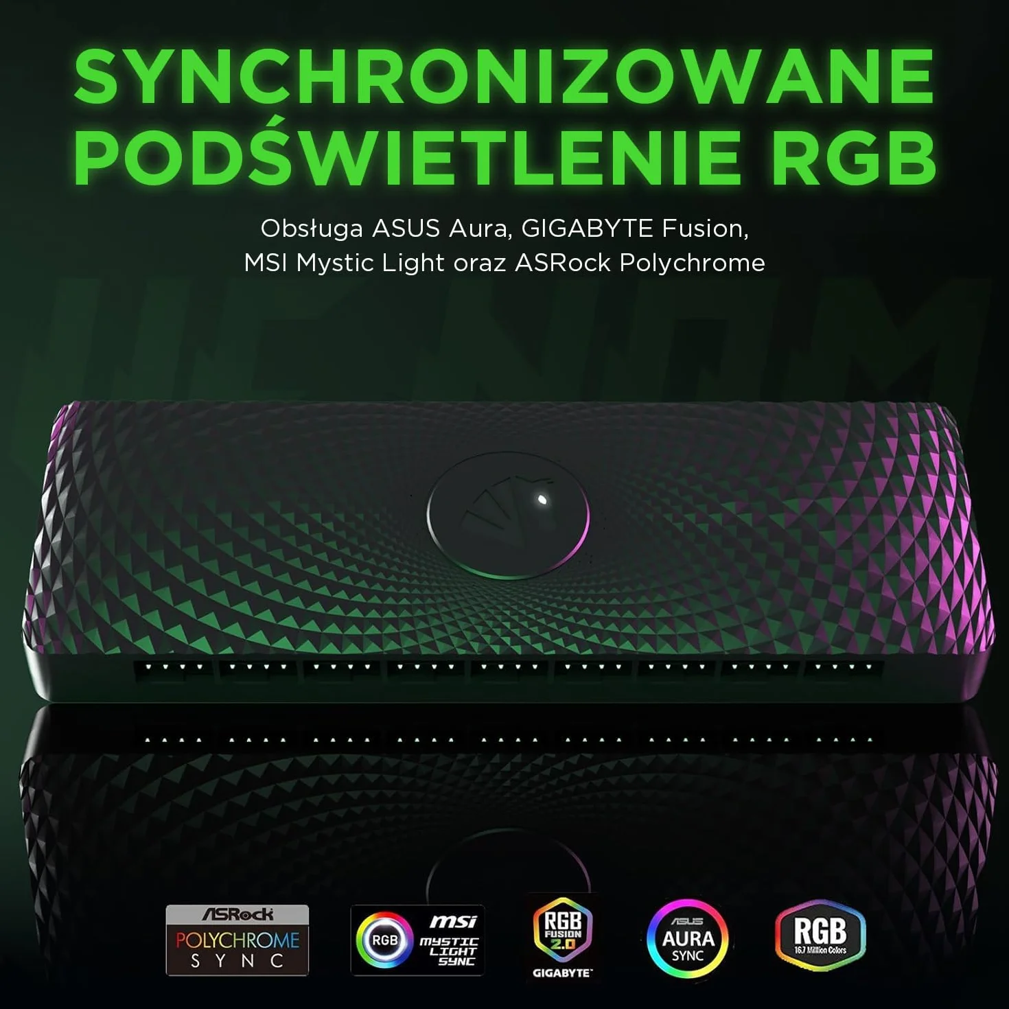 AsiaHorse 9-portowy koncentrator wentylatora ARGB/PWM 2 w 1, dystrybutor z zasilaniem SATA, adapter 12V4PIN PWM, 5V3PIN ARGB, koncentrator sterowania płytą główną, zarządzanie kablami