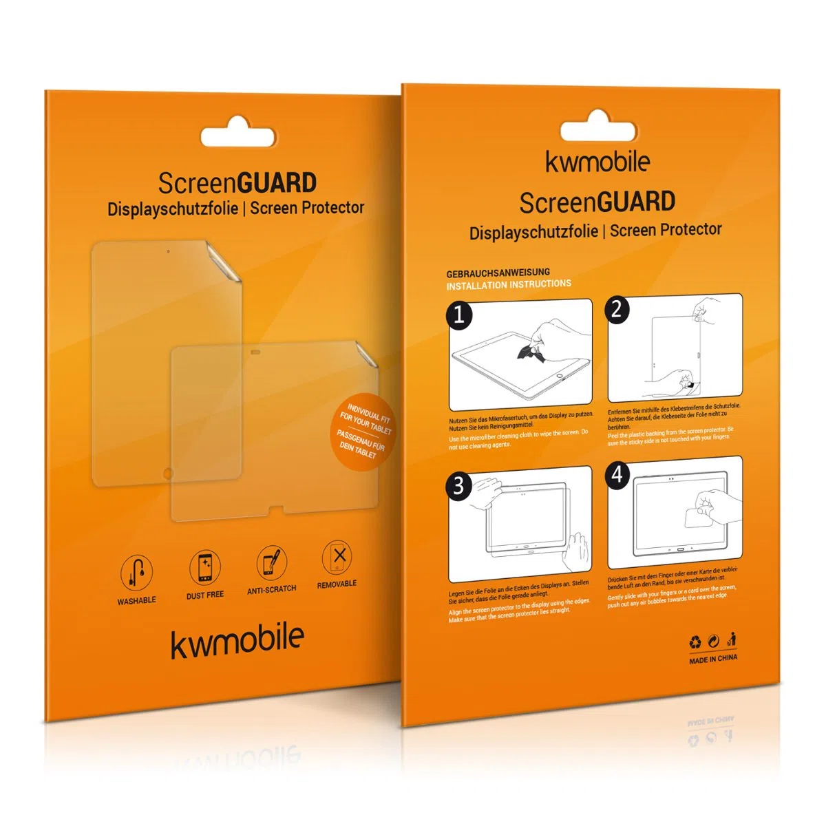 kwmobile Zestaw 2 ochraniaczy ekranu kompatybilnych z Lenovo Yoga 530 (14 cali) – matowa, antyodblaskowa, antyodciskowa folia ekspozycyjna do monitora