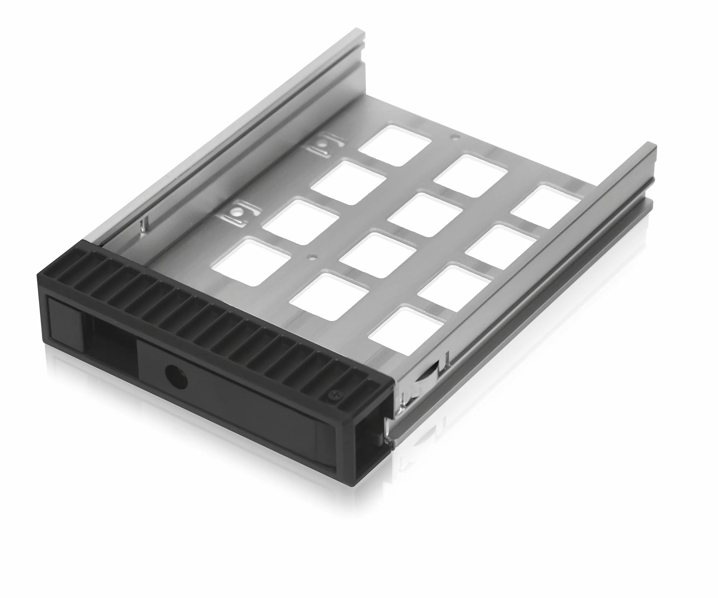 Icy Box Carrier/dysk twardy/gniazdo do IB-129SSK-B (pasuje do 3,5" (8,9 cm) i 2,5" (6,35 cm) SATA/SAS HDD/SSD) czarne