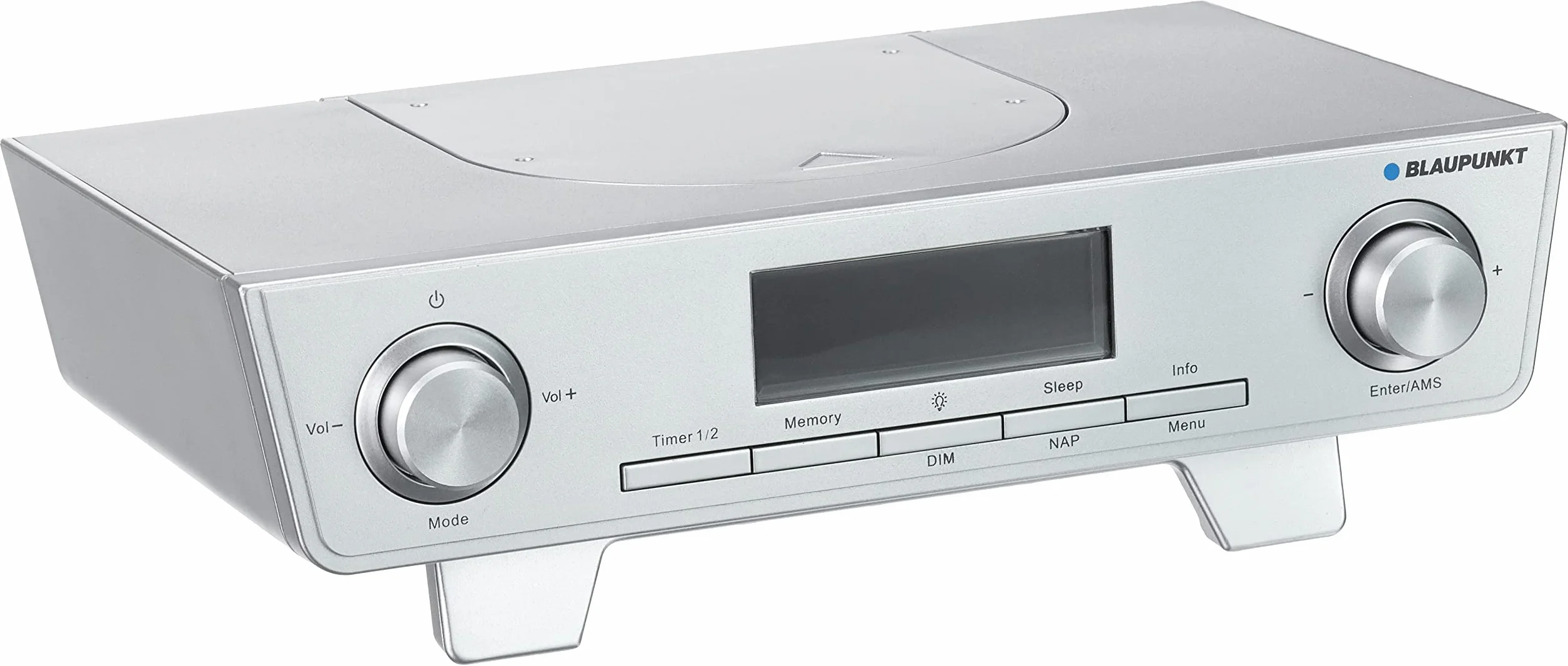 Blaupunkt KRD 10 radio kuchenne z DAB+, pamięć stacji i FM PLL, podstawa z materiałem montażowym i podstawką, wyświetlacz LED i światło, moc muzyczna 2 x 2 W (RMS), radio DAB+