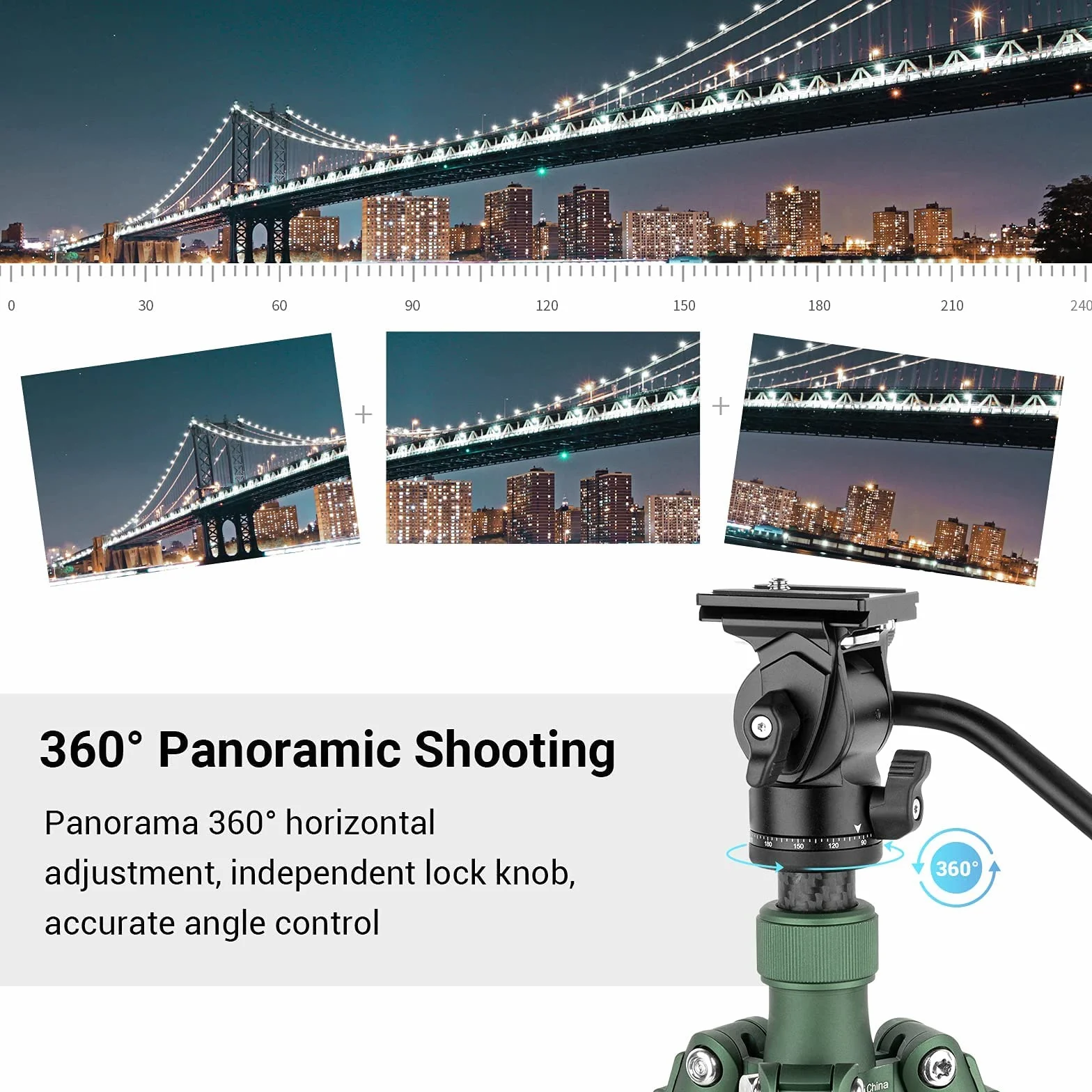 SmallRig Głowica płynna statywu Głowica Pan Tilt CH10 z płytą szybkiego zwalniania, mała głowica płynowa odpowiednia do kompaktowych kamer wideo i lustrzanek cyfrowych, nośność 3 kg - 3259