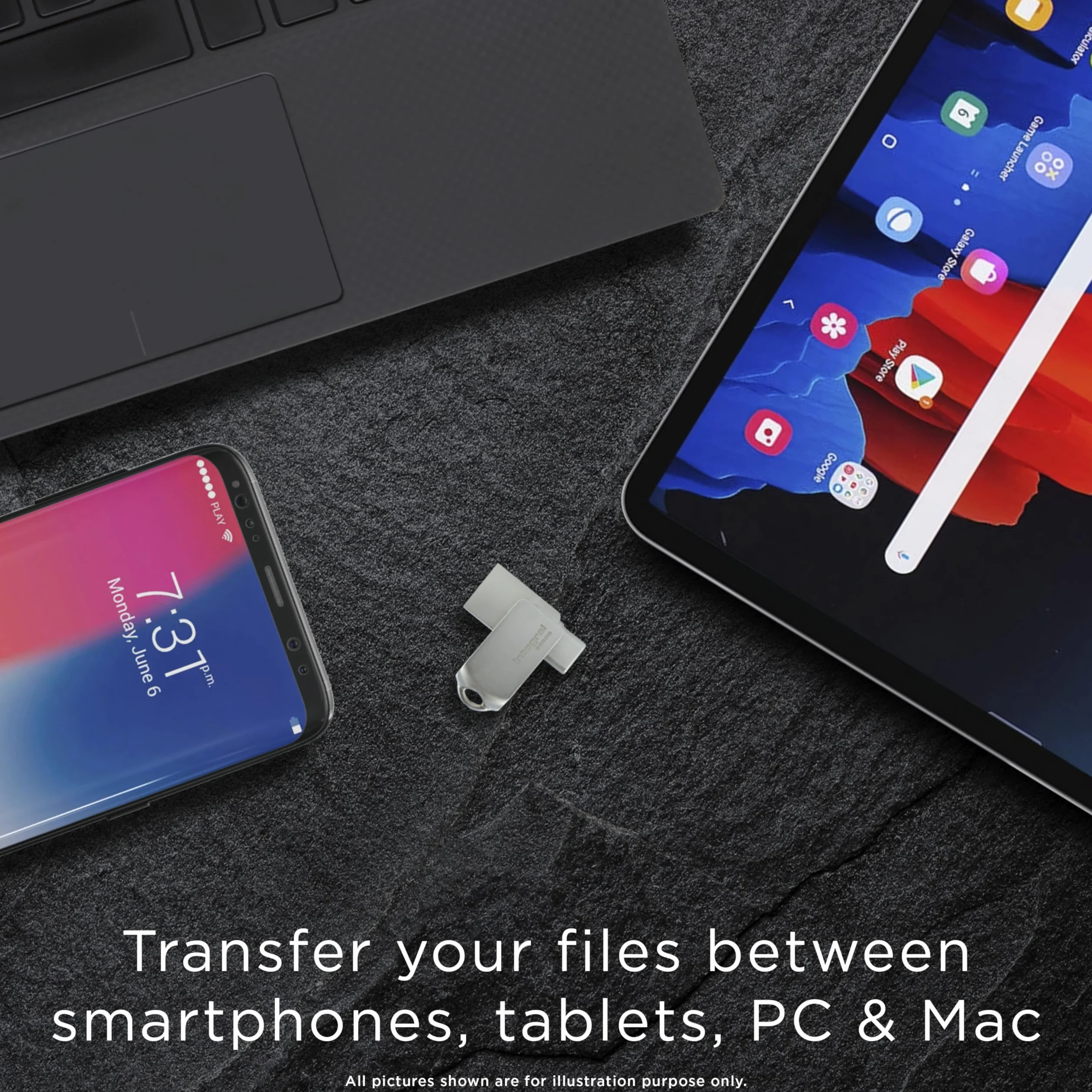 Integral 256 GB 360 Dual USB 3.0 typ C & typ A pamięć flash metalowa obudowa