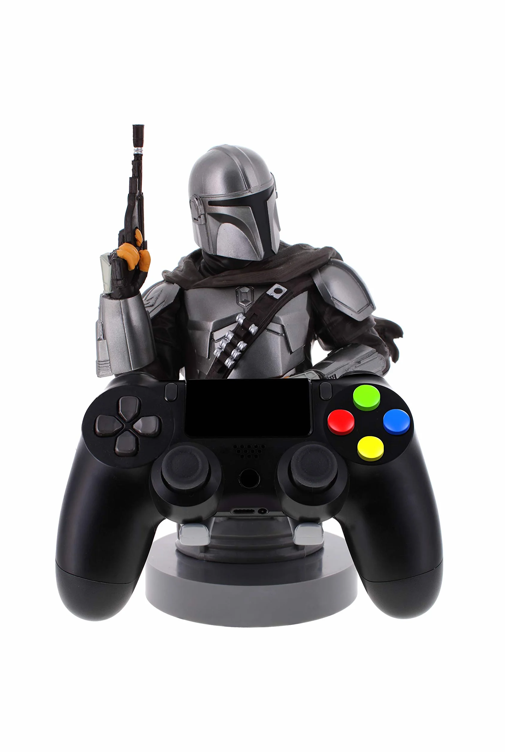 Cable Guys - Star Wars The Mandalorian Gaming Accessories Holder & Phone Holder for Most Controller (Xbox, Play Station, Nintendo Switch) & Phone