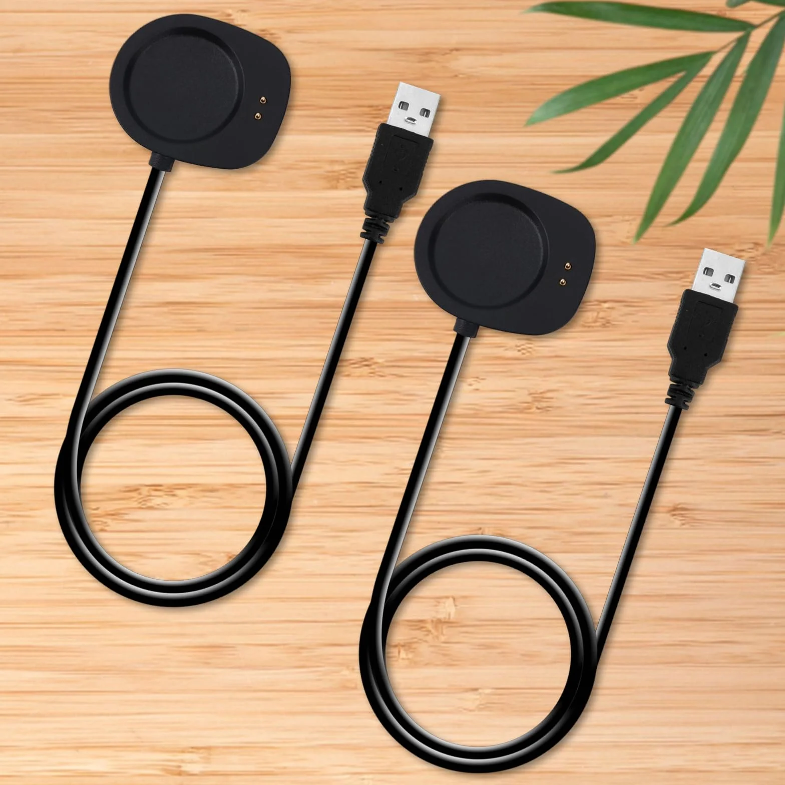 2szt Zapasowe Ładowarki do Amazfit T-Rex 3/Balance 2/Helio Strap/Balance, 102 cm Długości Zapasowy Magnetyczny Kabel Ładujący USB