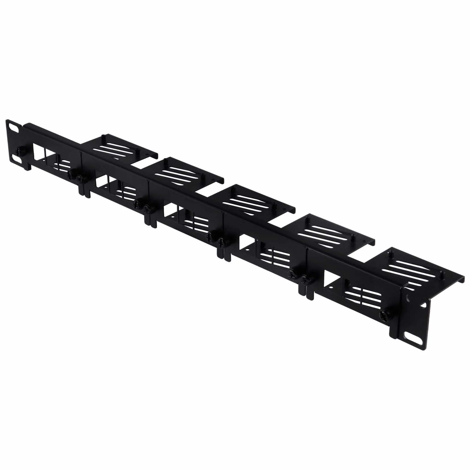 GeeekPi 19 cali 1U Rackmount do Raspberry Pi 5/4B/3B+/3B, z wysuwanymi przednimi wspornikami, kompatybilny z szafkami serwera 19 cali