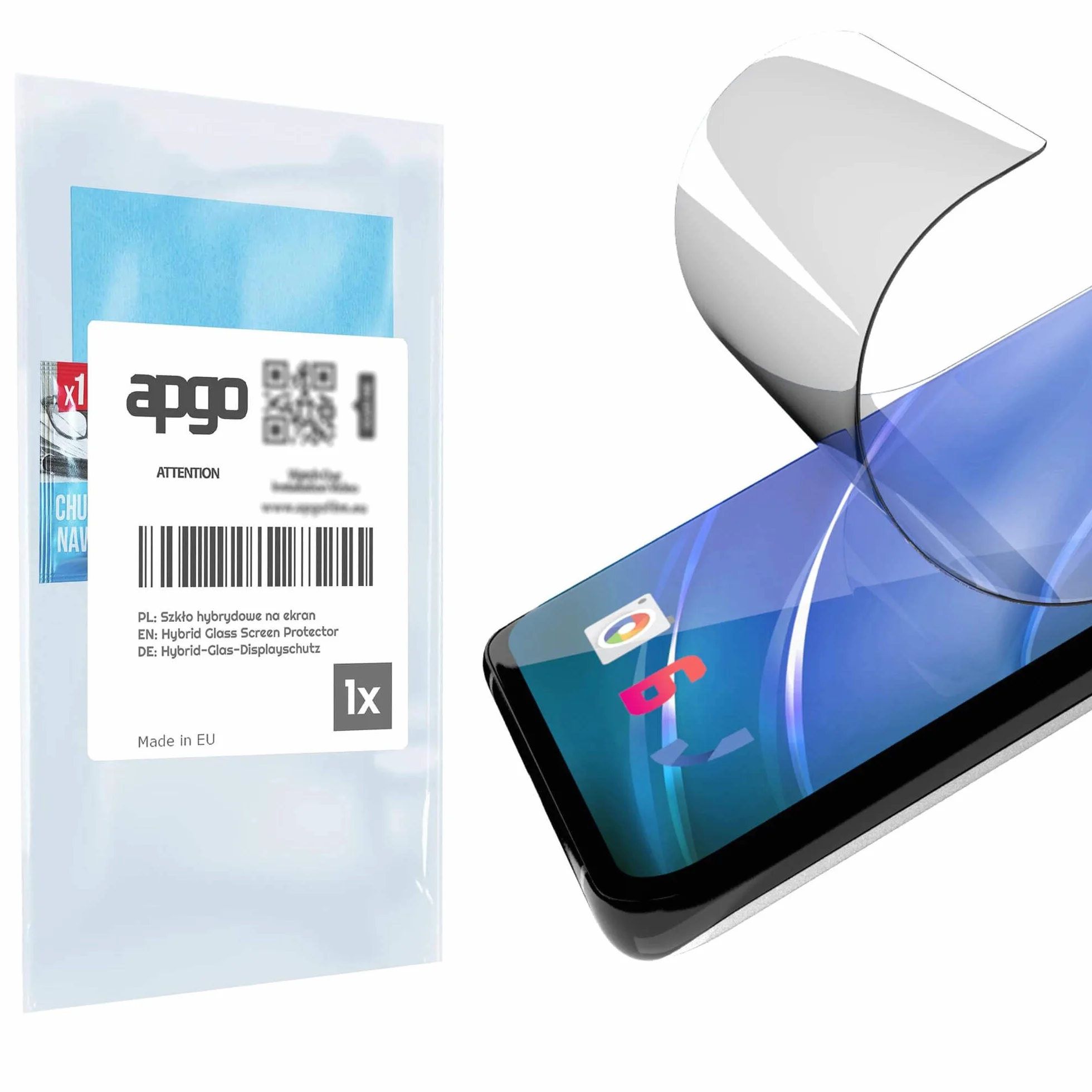 apgo Hybrid Glass Screen Protector do Amazon Kindle Paperwhite Signature Edition, szkło hybrydowe, zamiennik hartowanego
