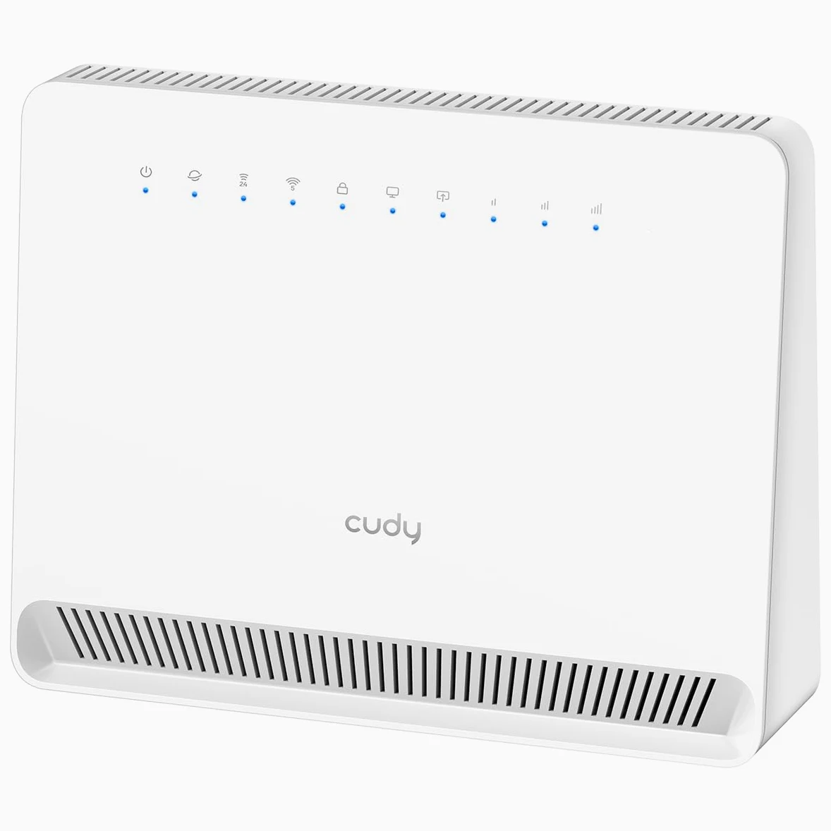 Cudy Odblokowany router 4G LTE Cat 4 Fast Modem z gniazdem na kartę SIM, AC1200 WiFi, OpenVPN, Wireguard, IPsec, klient VPN, anteny wewnętrzne, Mesh, LT500E