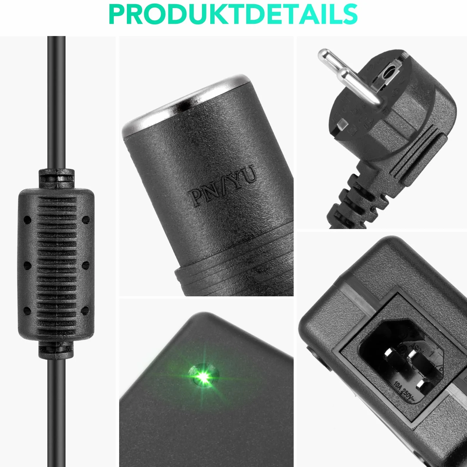 AGPTEK 180 W AC na DC Converter, Transformator 220V do 12V Power Adapter do zapalniczki samochodowej