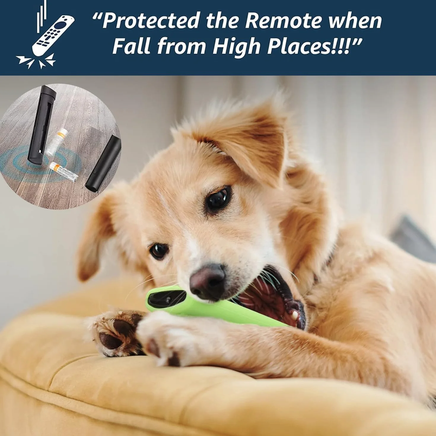 Etui na pilota Apple TV 4K Siri Remote 3rd Gen (2022) / 2nd Gen (2021) - Silikonowe etui na akcesoria TV (Biały poświata)