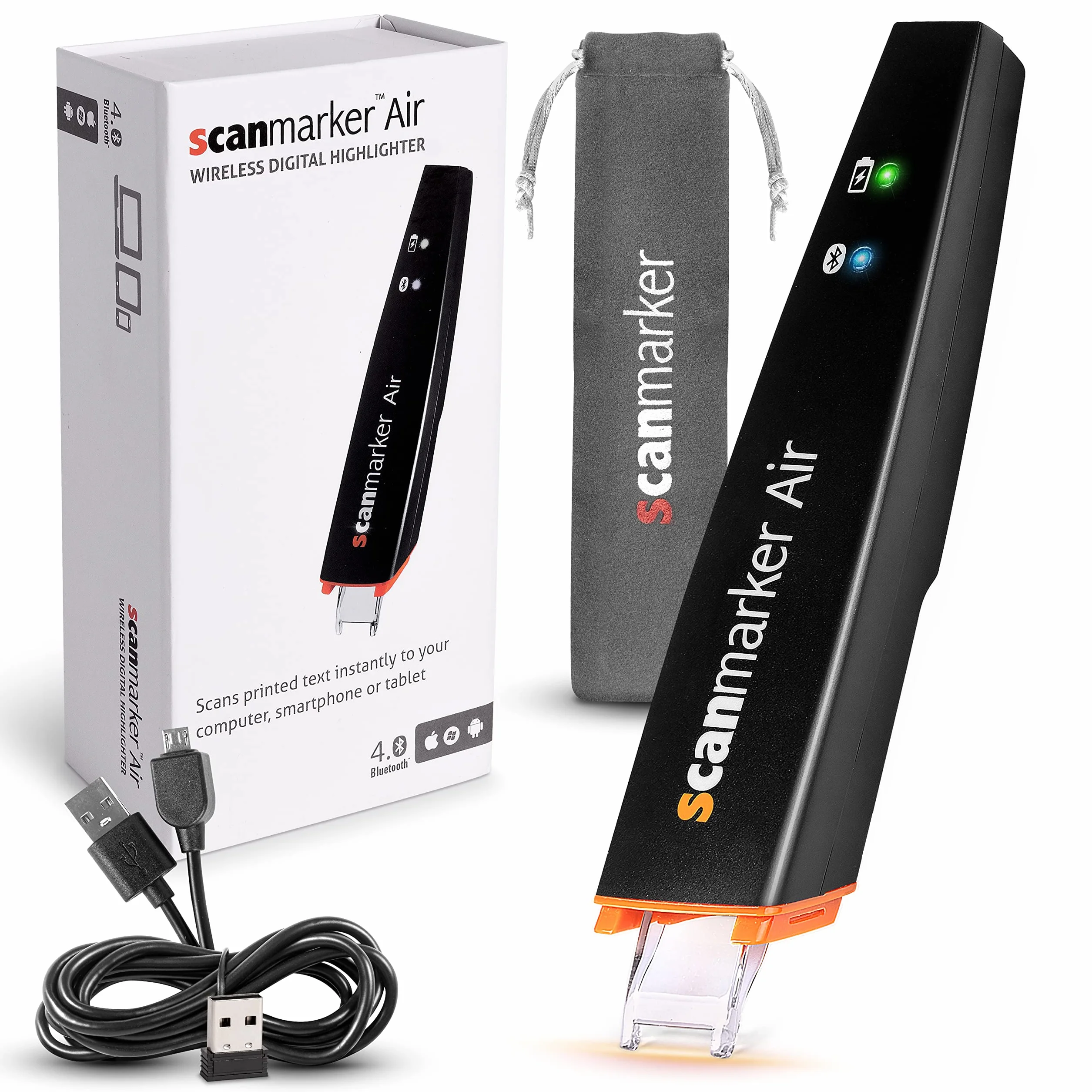 Scanmarker Air cyfrowy zakreślacz Bluetooth czarny