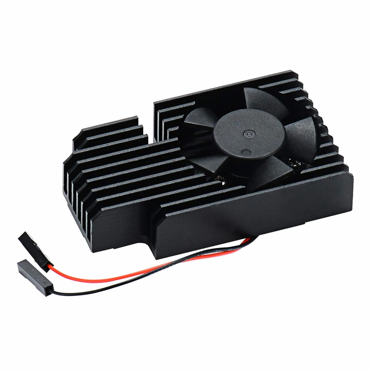 GeeekPi Pi 4 Extreme zestaw wentylatorów chłodzących, aluminiowy radiator z wentylatorem chłodzącym do Raspberry Pi 4B i 3B