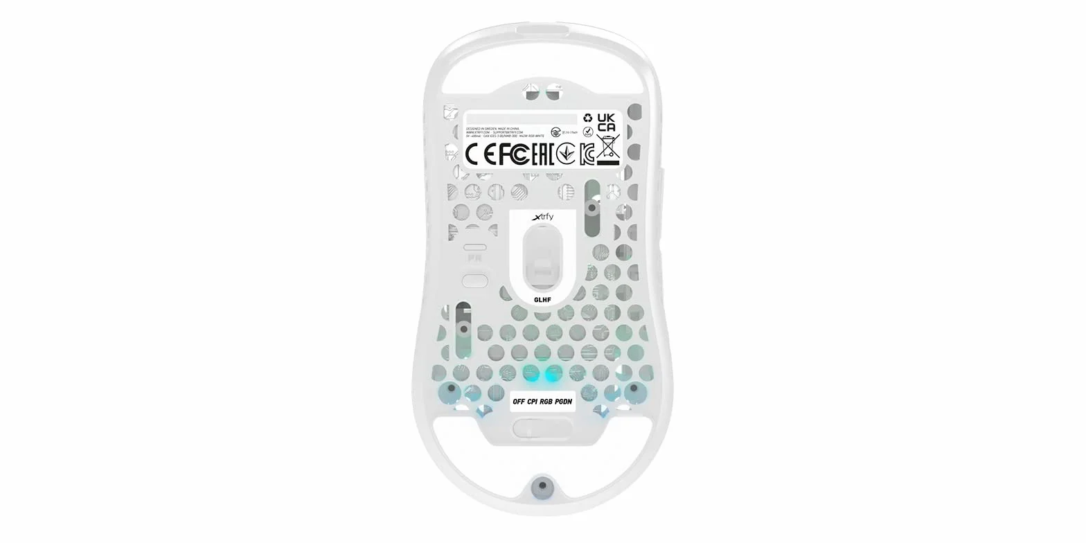 Xtrfy M42 Wireless Bezprzewodowa Mysz Do Gier 2,4 GHz RGB Biały