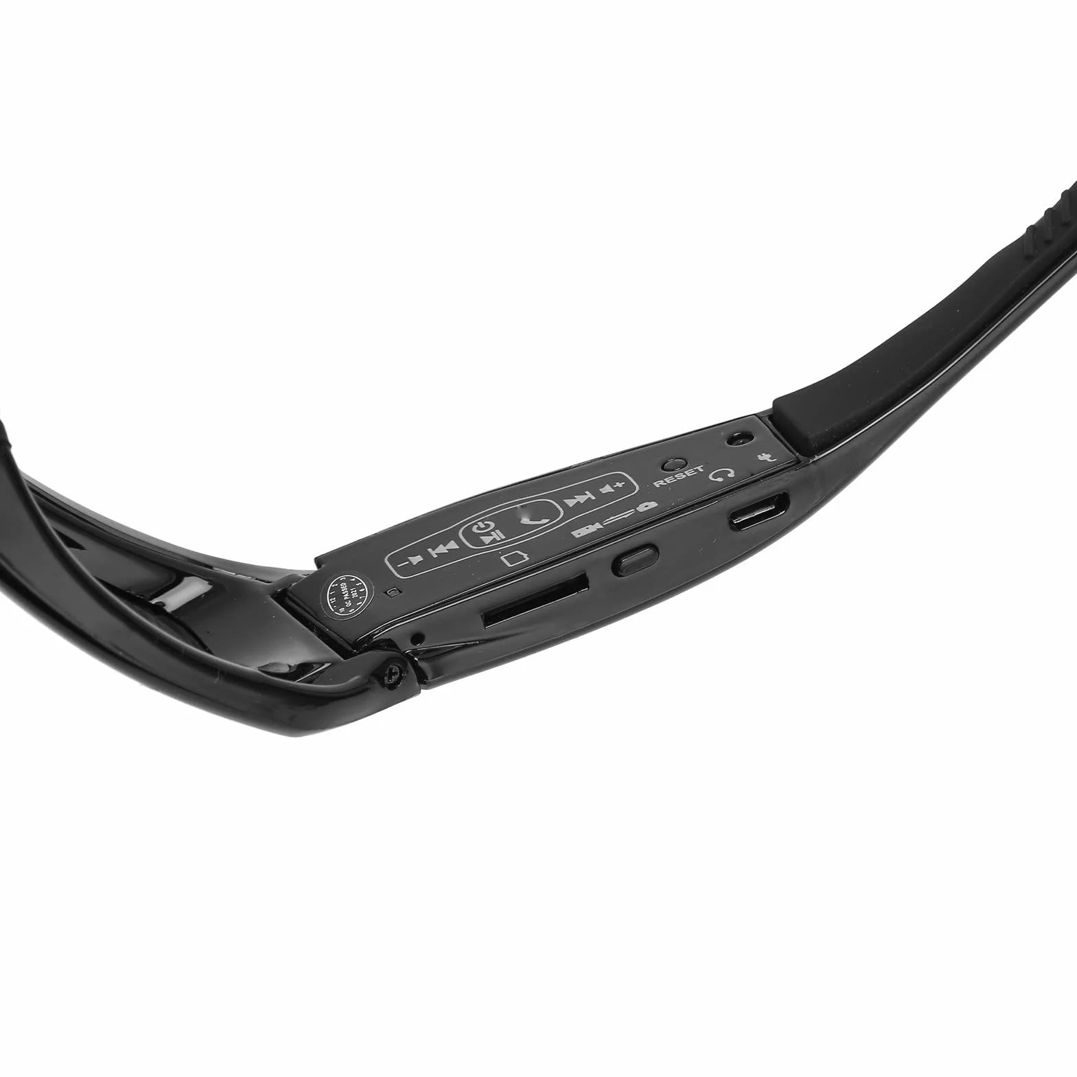 Okulary do Aparatu, Inteligentne Okulary 1080P Full HD, Obsługa do 128 GB z Bluetooth, Obsługa połączeń z muzyką Wideo Okulary Przeciwsłoneczne do Jazdy Konnej