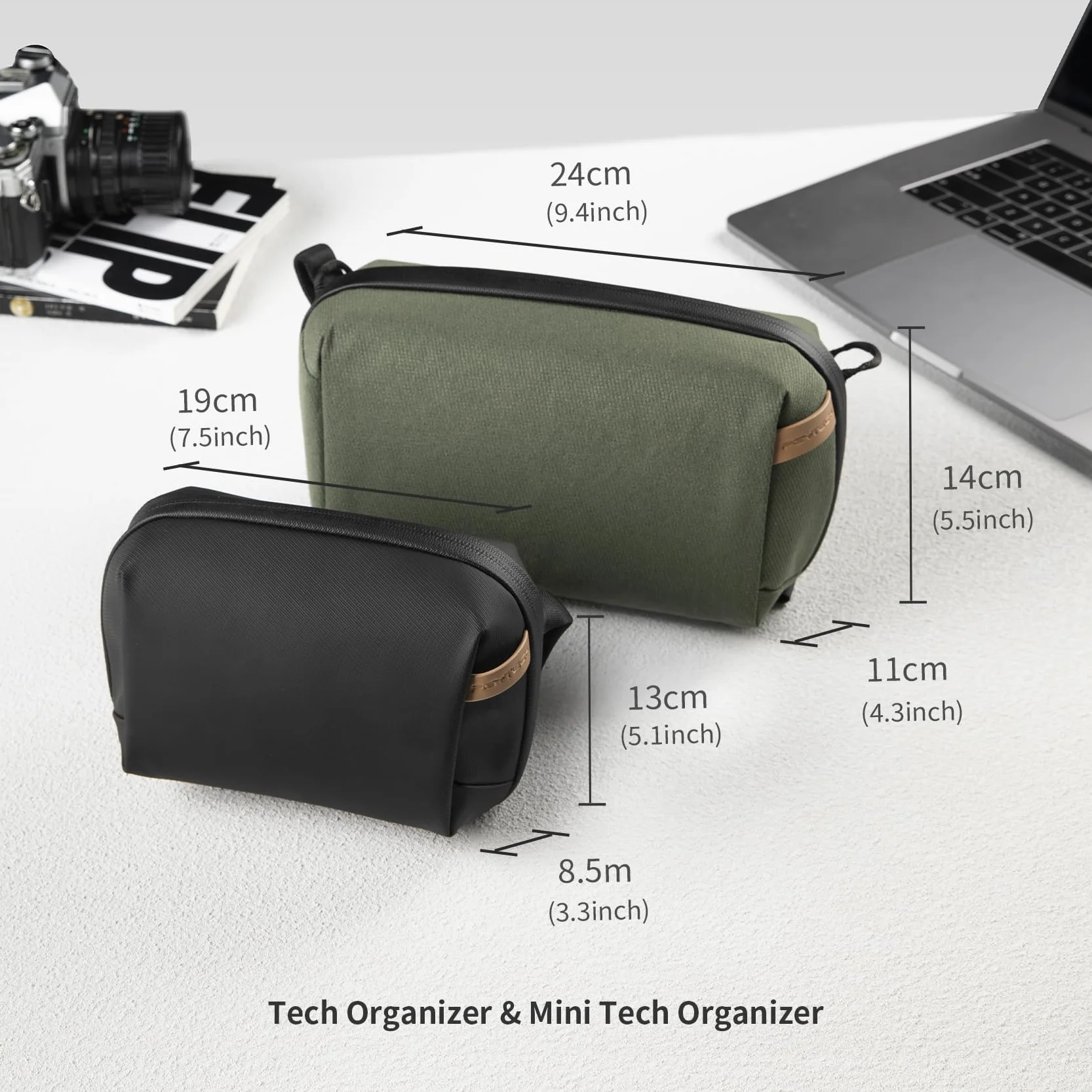 Pgytech Pouch Tech torba do przechowywania urządzeń, czarny, Mini