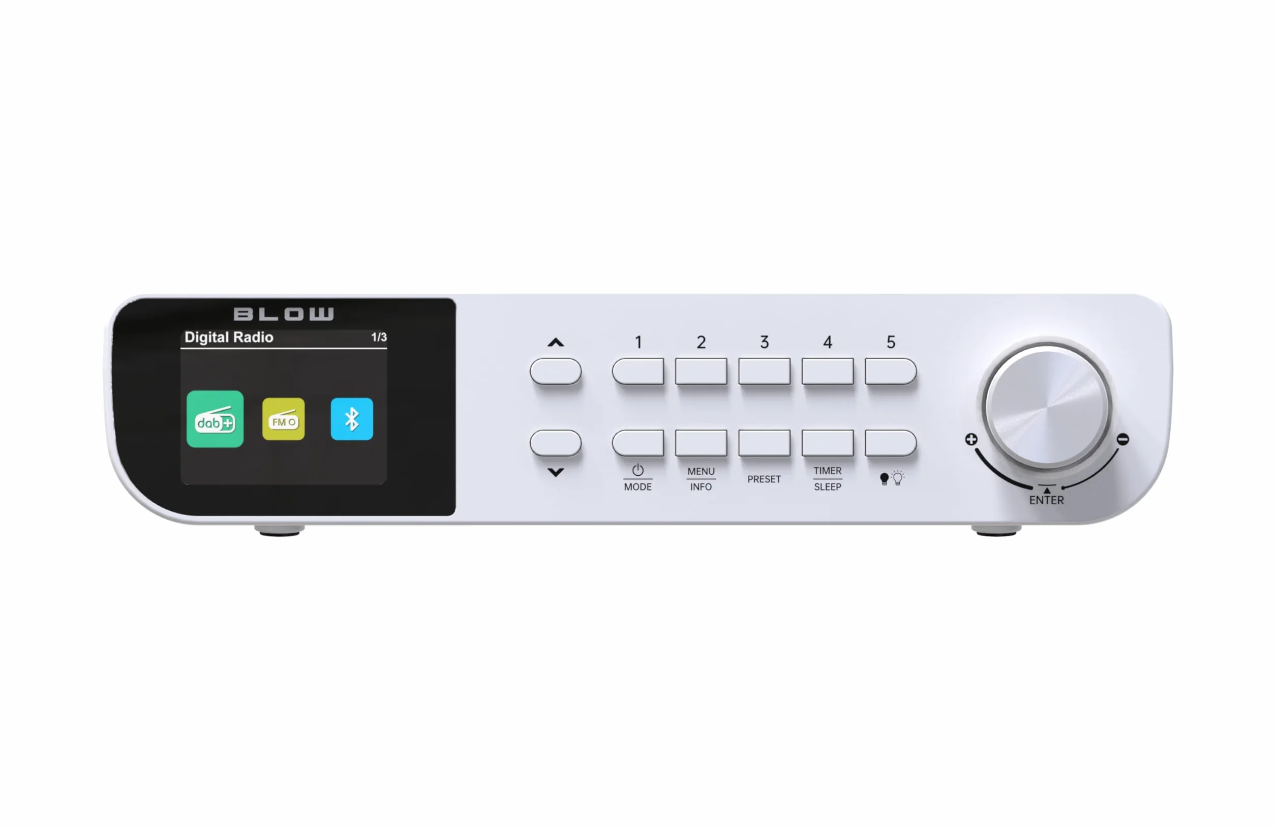 BLOW RADIO KUCHENNE PODWIESZANE FM/DAB+ BLUETOOTH LATARKA WYŚWIETLACZ PRZENOŚNE