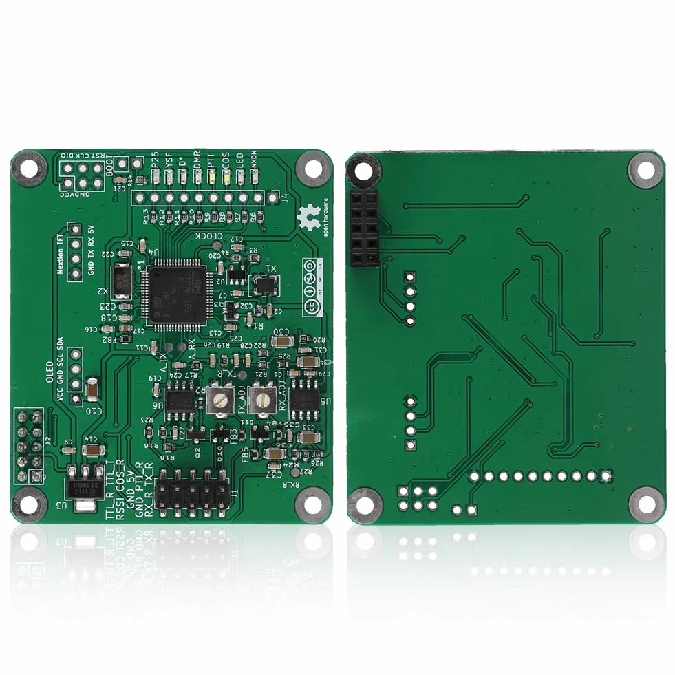 Moduł przekaźnika, moduł przekaźnika Open Source ASHATA MMDVM DMR Repeater, cyfrowy modem głosowy w wielomodowej płytce rozszerzającej z kablem Moto do