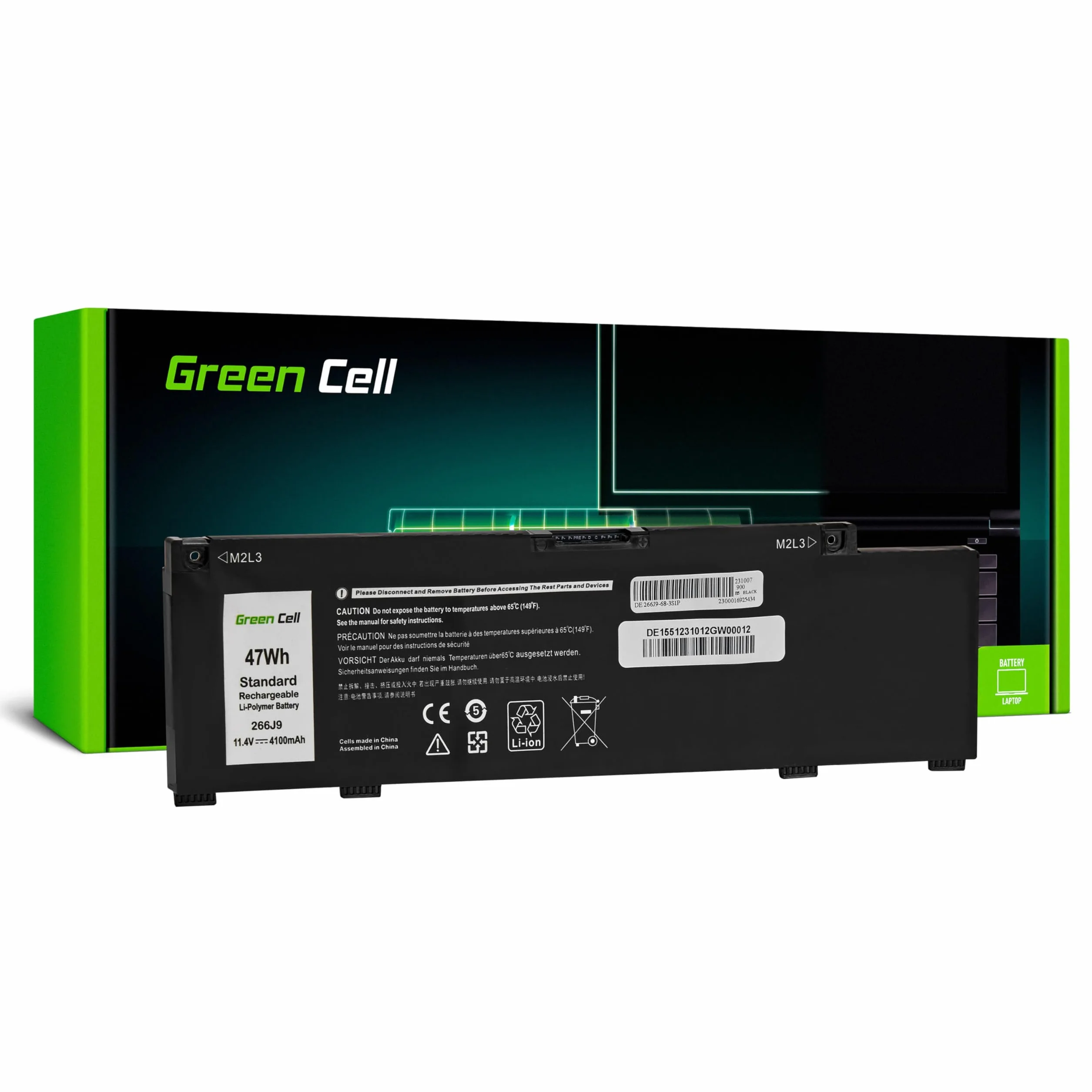 Green Cell Bateria do laptopa Dell G3 15 3500 G3 15 3590 G5 15 5500 G5 SE 15 5505 14 5490 / 0M4GWP 266J9 M4GWP