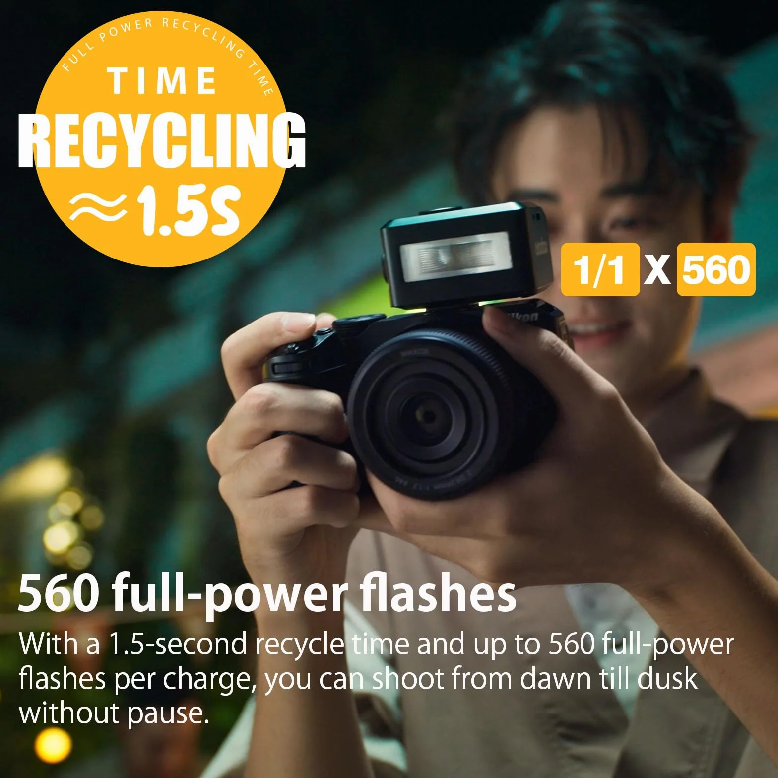 Godox iT30Pro S TTL Mini lampa błyskowa, iT30 Pro S bezprzewodowa lampa błyskowa 2.4G HSS 1/8000 s TTL, z ekranem dotykowym i USB-C, kompatybilna z Sony a6000, A9, A7R, A7RII, A7RM3, A7RIII itp.