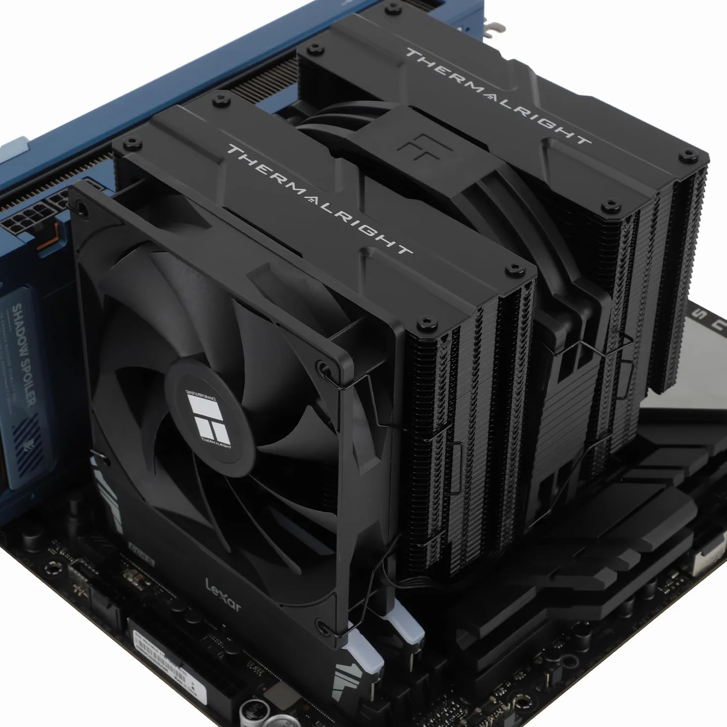 Thermalright TR Peerless Assassin 140 Black CPU chłodnica powietrza, 6 radiatorów Heatpipes Dual Towers, podwójny wentylator PWM o prędkości 1500 obr./min, chłodzenie procesora do komputera