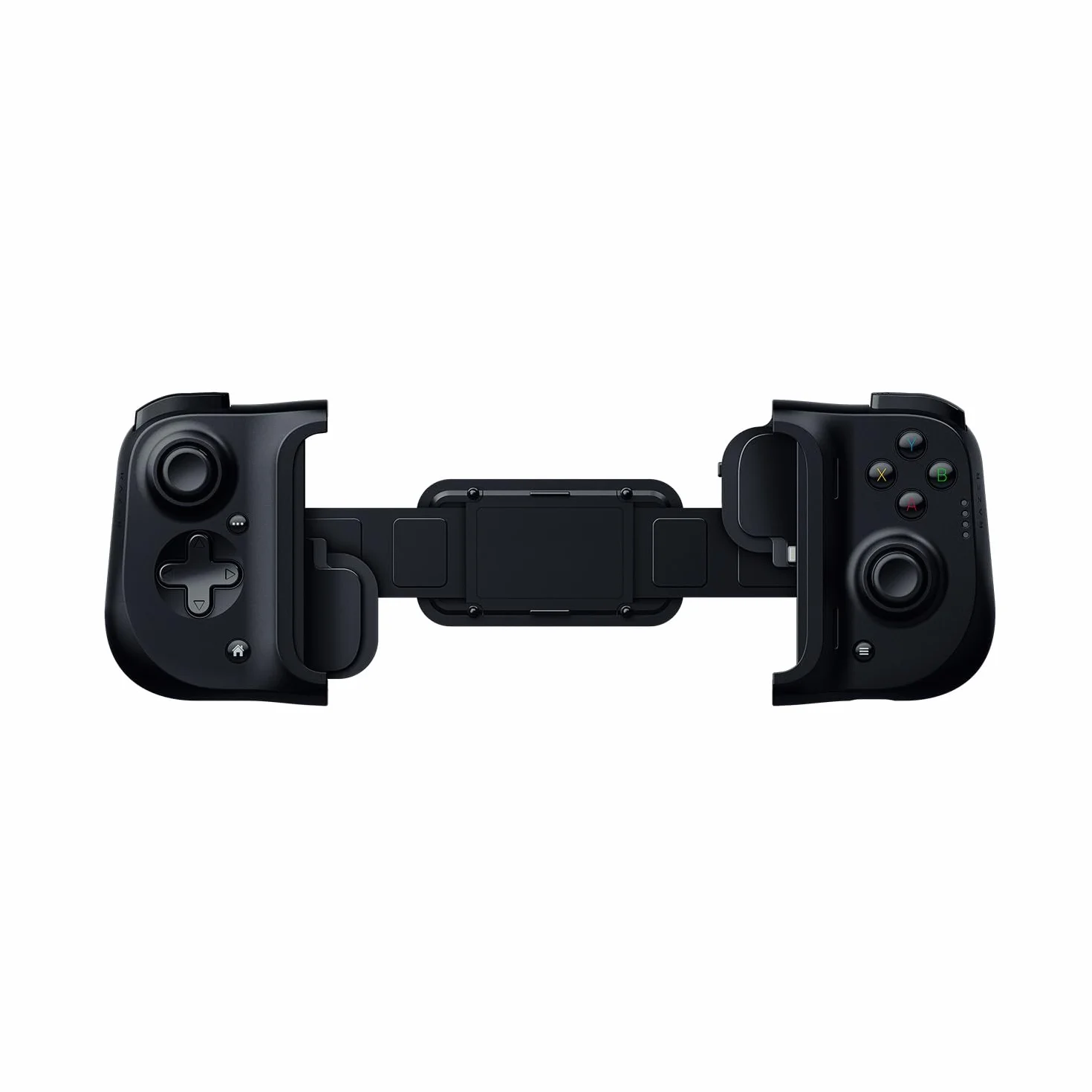 Razer Kishi dla iPhone'a - uniwersalny kontroler gier dla iOS (klikalne analogowe drążki, port Lightning bez opóźnień, kompatybilny z większością urządzeń iOS, ergonomiczny kształt) Czarny