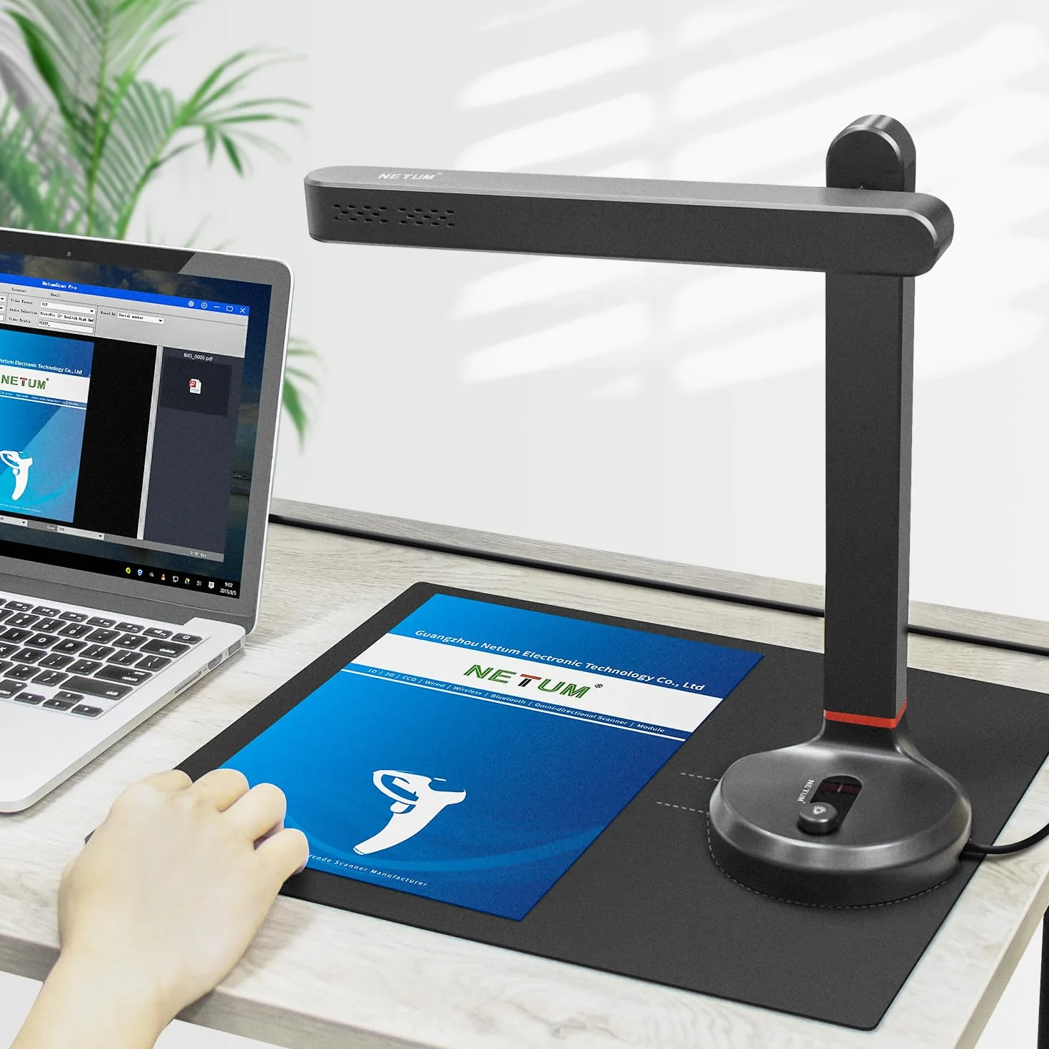 NETUM Skaner dokumentów A4 8MP USB autoFocus OCR SD-2000NC