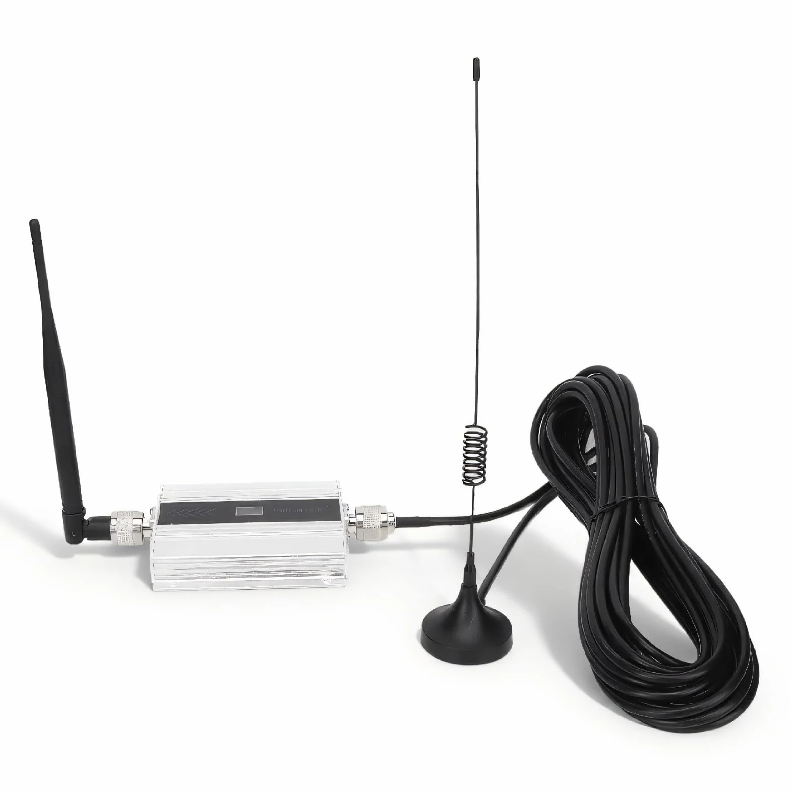 Domowy wzmacniacz do telefonu komórkowego, wzmacniacz telefonu komórkowego 4G z anteną, wzmacniacz sygnału do smartfona o podwójnej częstotliwości (wtyczka europejska)
