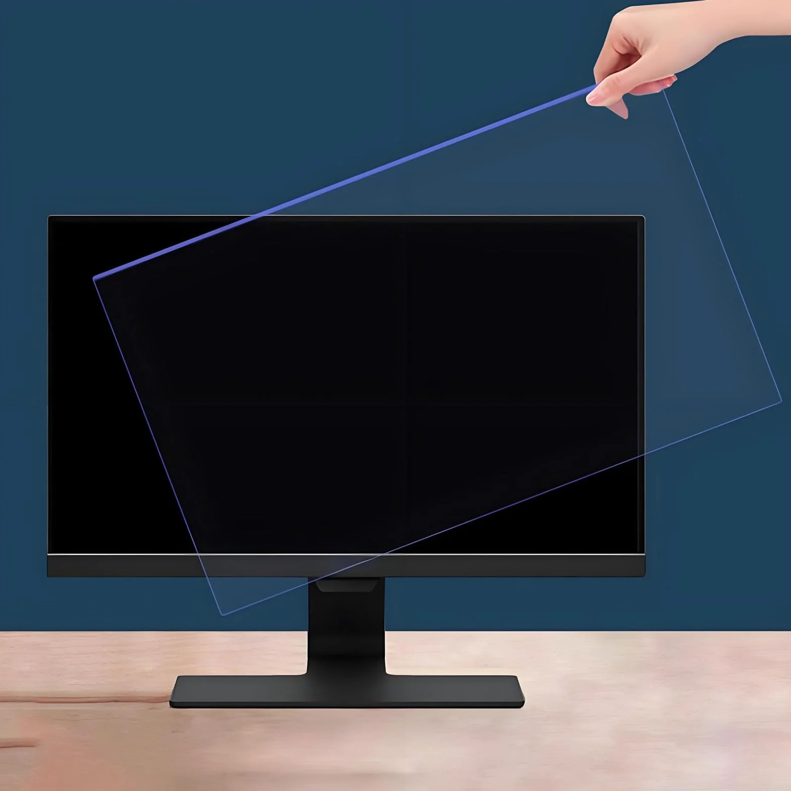 Filtr niebieskiego światła do monitorów 17-32 cali, ochrona przed wzrokiem, zdejmowany