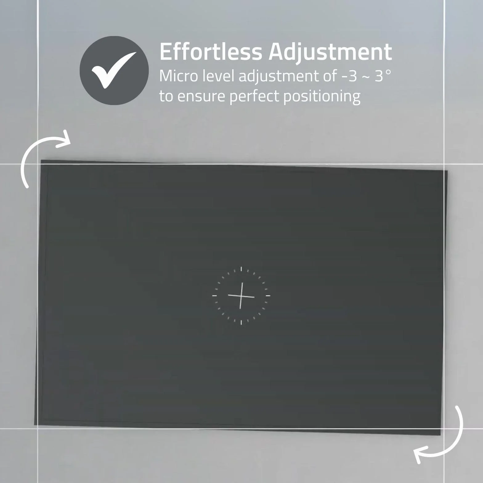 Nedis Feste TV-Wandhalterung 43-85" 60 kg 7,5 cm