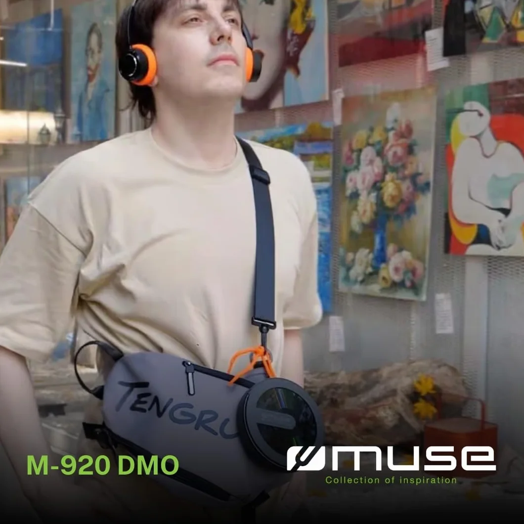 Przenośny odtwarzacz CD/MP3 M-920 DMO z Bluetooth, OLED, USB-C, akumulator 2000 mAh