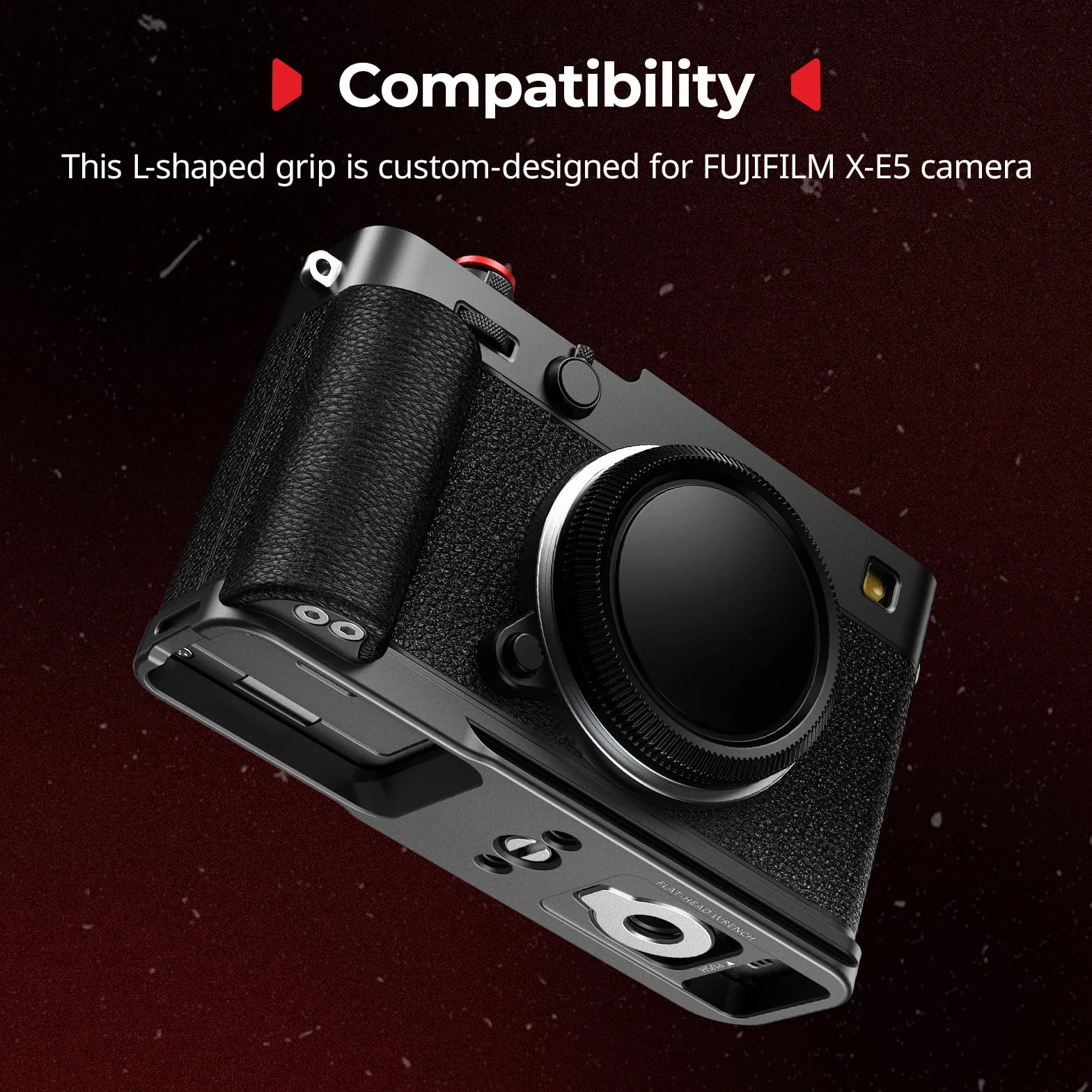 SMALLRIG Uchwyt X-E5 L-Shape do FUJIFILM Arca Szybki Montaż 1/4"-20 Czarny