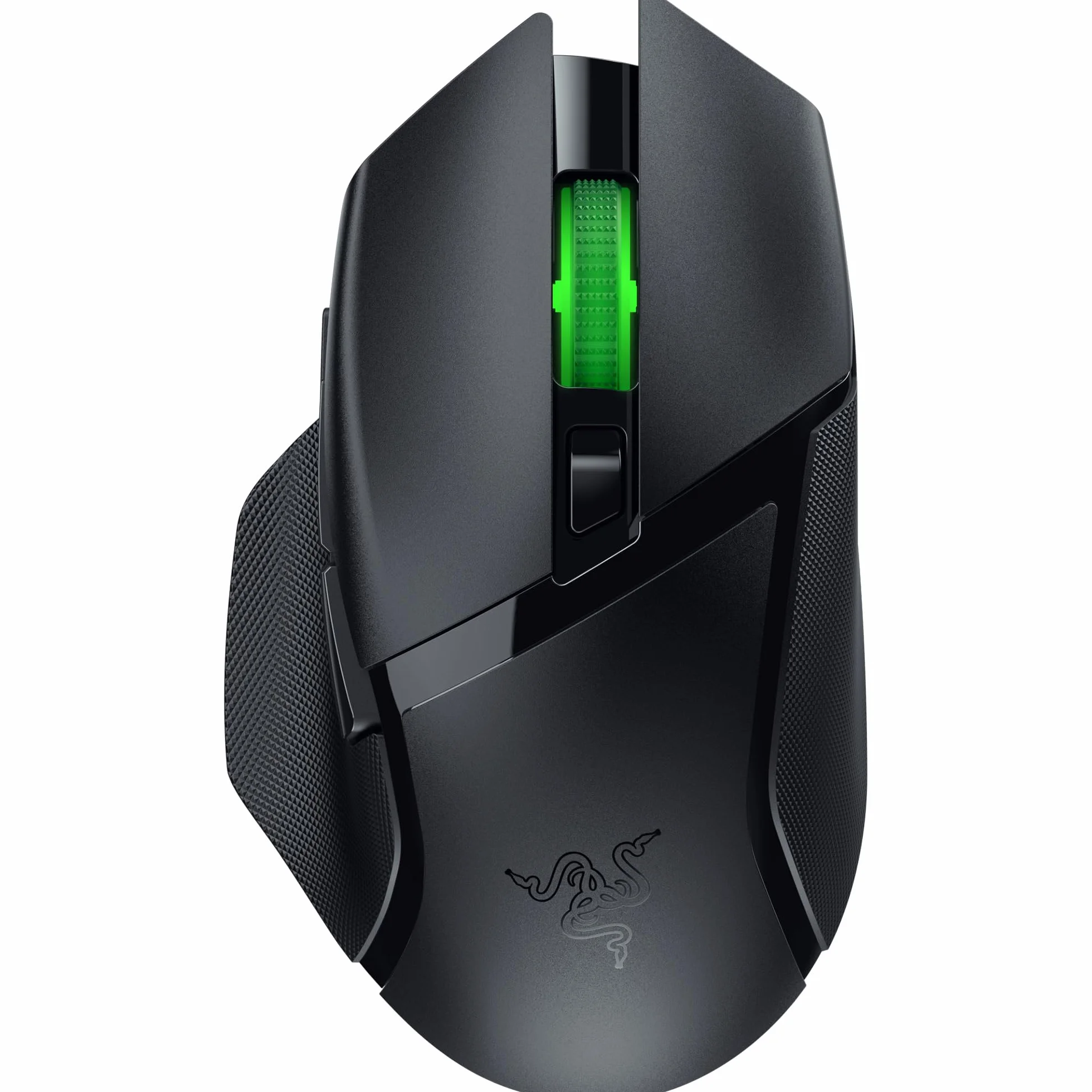 Razer Basilisk V3 X HyperSpeed Bezprzewodowa Mysz Do Gier, Ergonomiczny Kształt, 9 Konfigurowalnych Elementów Sterujących, Czujnik Optyczny 5G 18K, Czarny