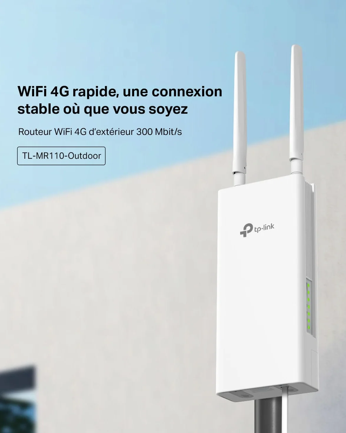 TP-Link TL-MR110-Outdoor Zewnętrzny router WiFi 4G LTE slot na kartę SIM IP65 PoE