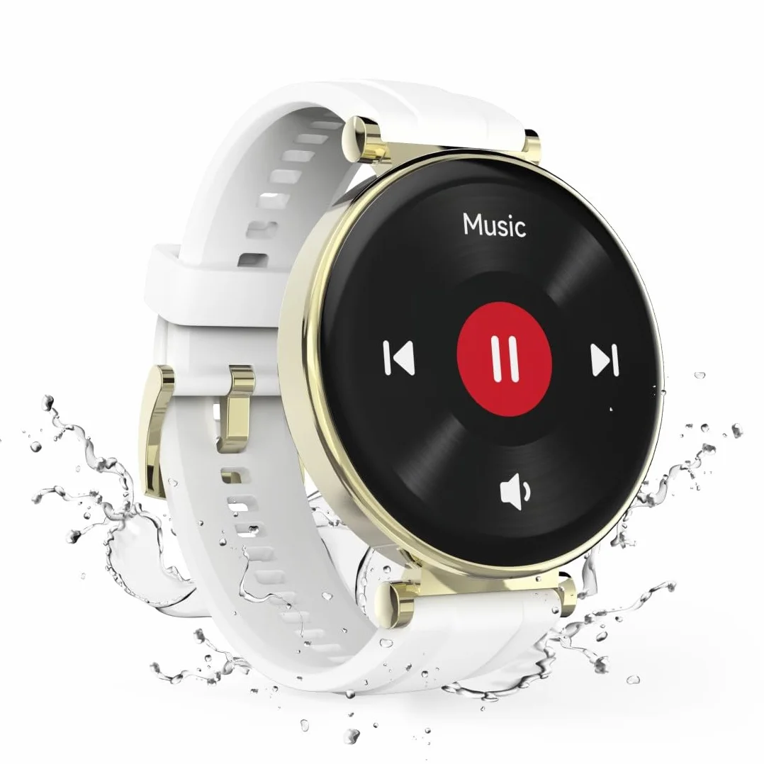 Hama Smartwatch 7000 1,32" AMOLED wodoodporny IP68 3 ATM złoty