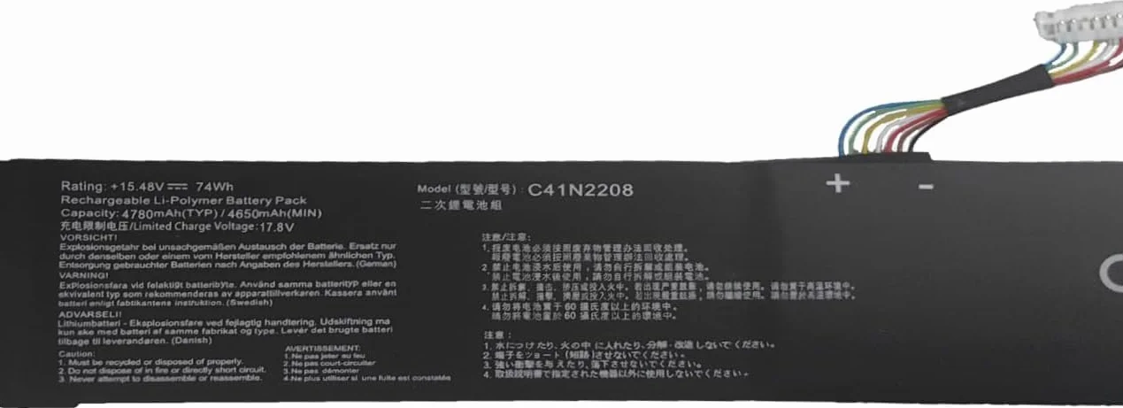 Zamiennik akumulatora Asus RC71L PC71L NR2301L 15,48 V 74 Wh