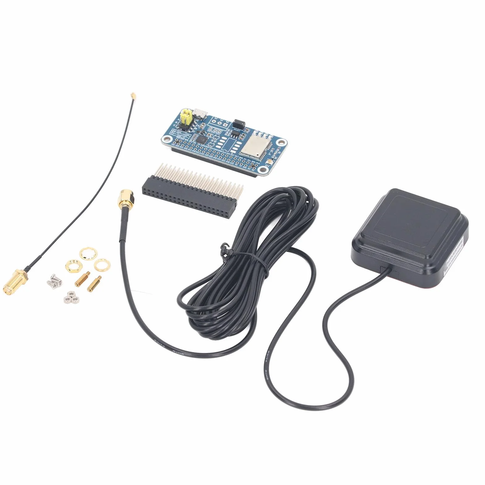 ASHATA Moduł GPS Dwuzakresowy L1 L5 GNSS RTK LC29H DA HAT