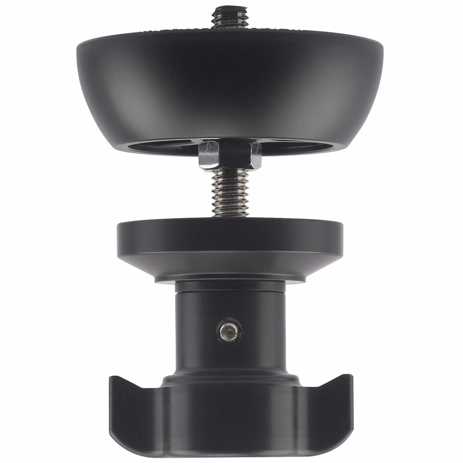 Haoge 75 mm metalowa półkula płaska adapter do miski statyw Manfrotto 501/502/504