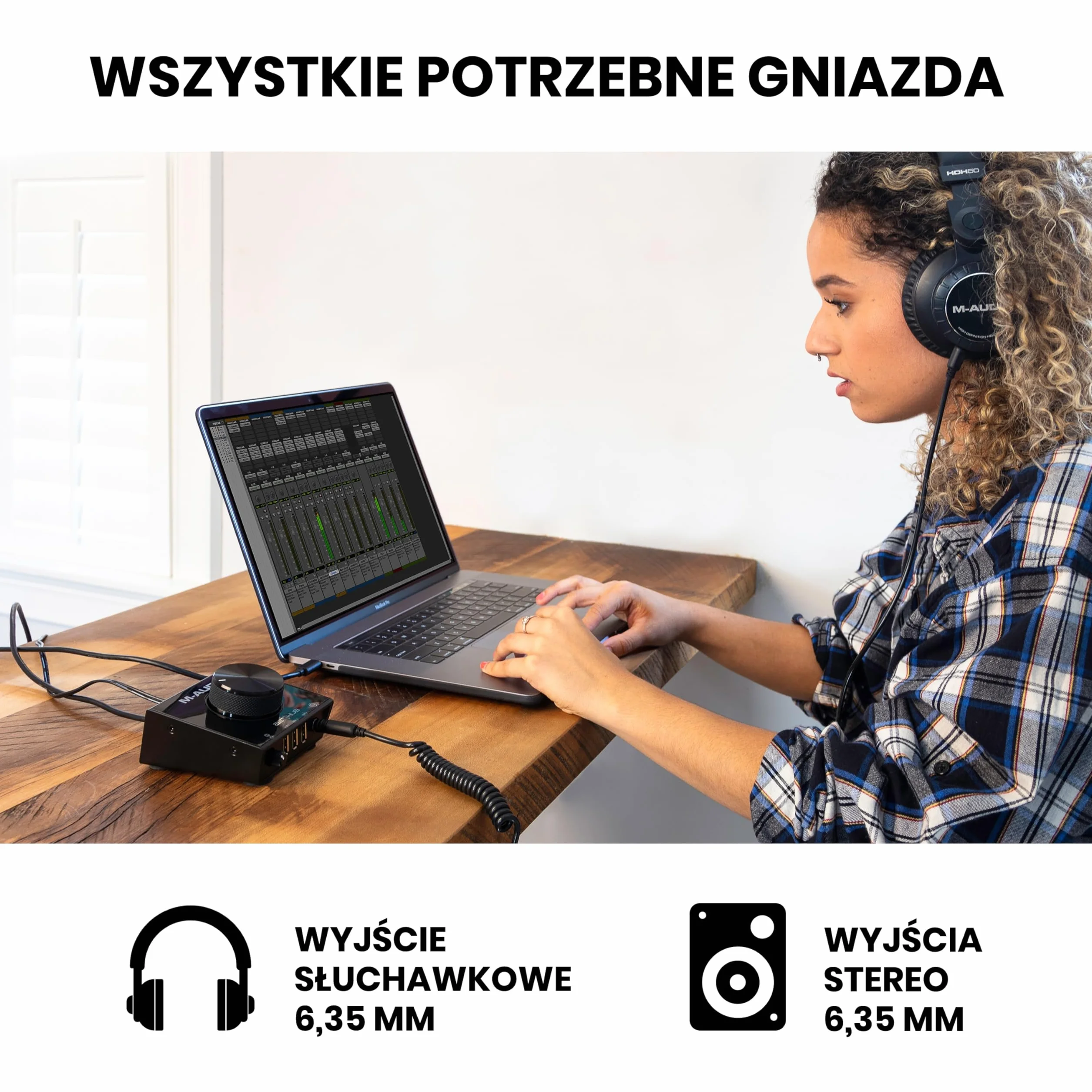 M-Audio AIR HUB Interfejs audio USB USB-C 3-portowy hub