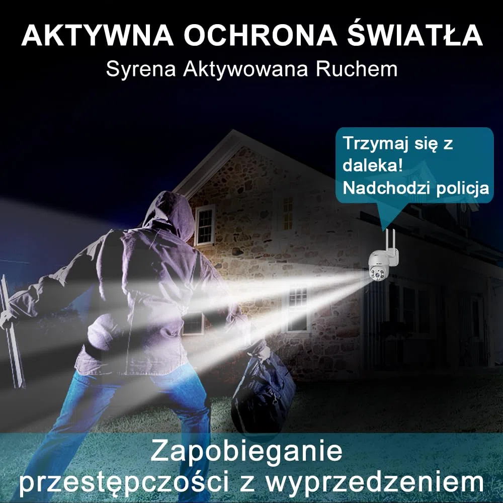 [DC&PoE] GENBOLT 4MP Zewnętrzna Kamera Bezpieczeństwa WIFI, 2.5K Kamera Monitoringowa Zewnętrzna IP CCTV, Wykrywanie Humanoidów, Automatyczne śledzenie, Bezprzewodowa,Wodoodporność(2.4&5GHz)