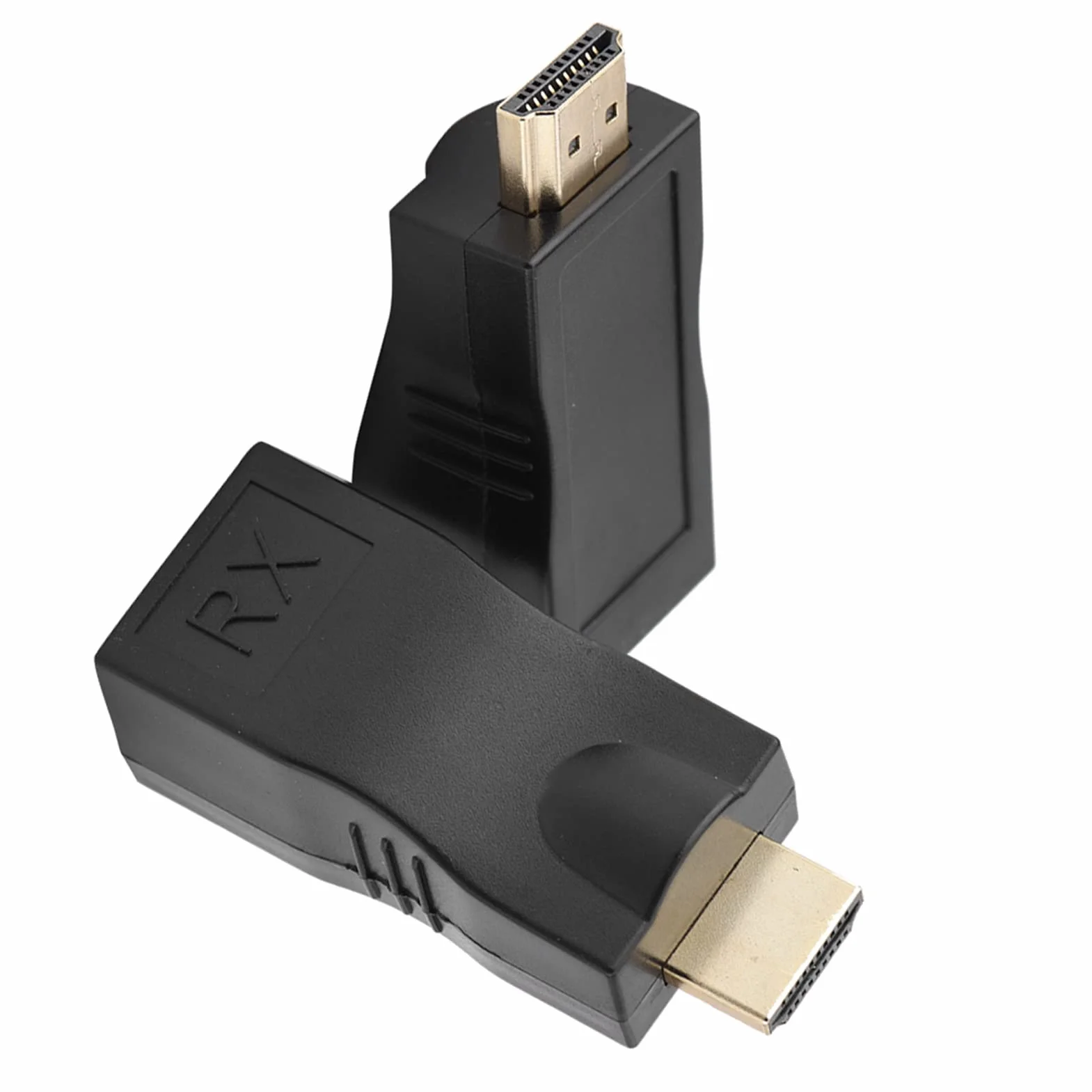 1080P HDMI Extender, 30m do RJ45 Kabel sieciowy Extender Konwerter Repeater TX nadajnik RX na CAT-5e CAT6 dla HDPC 4K 2K