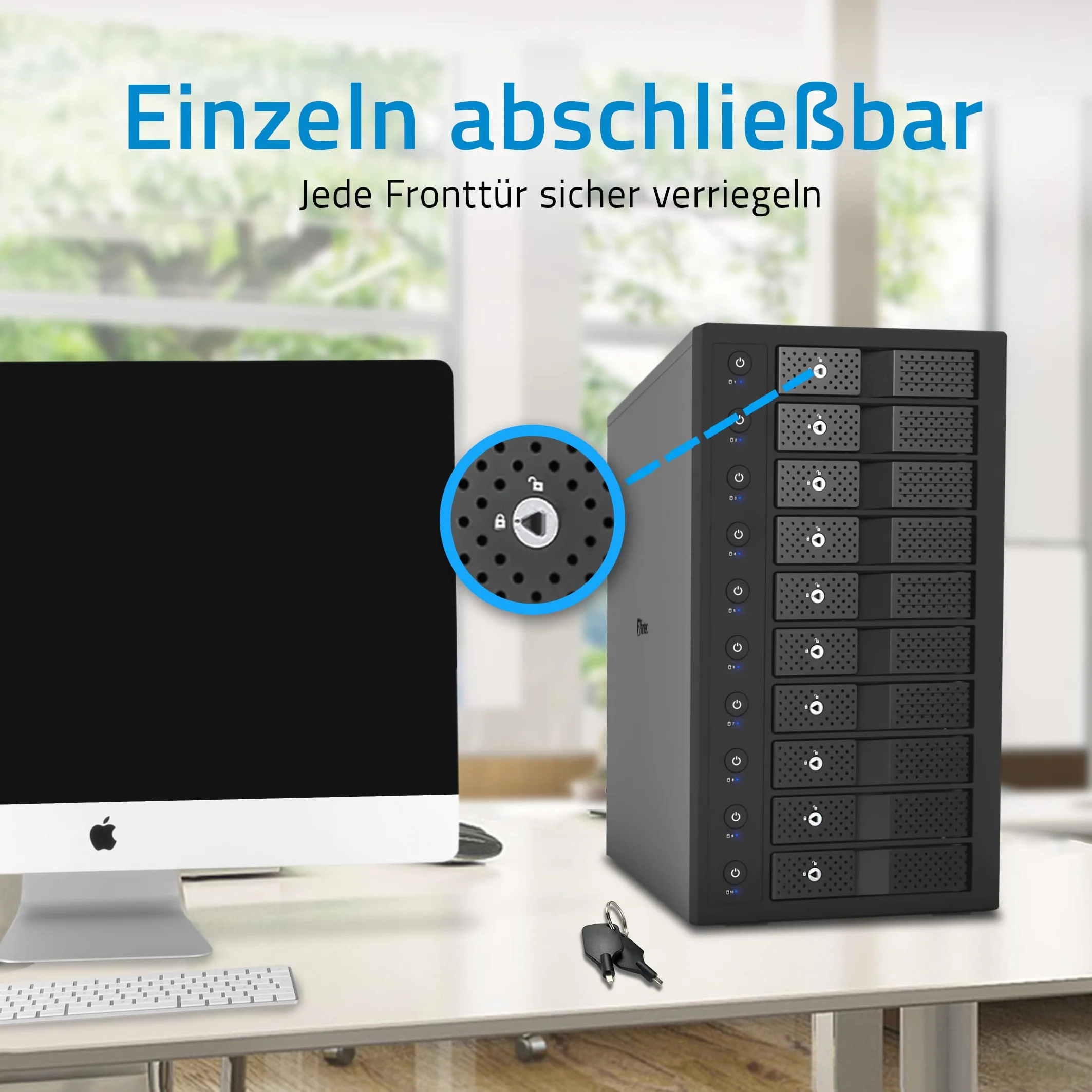 FANTEC Obudowa dysku twardego MB-X10U31, USB 3.1 Gen2 (10 Gbit/s)