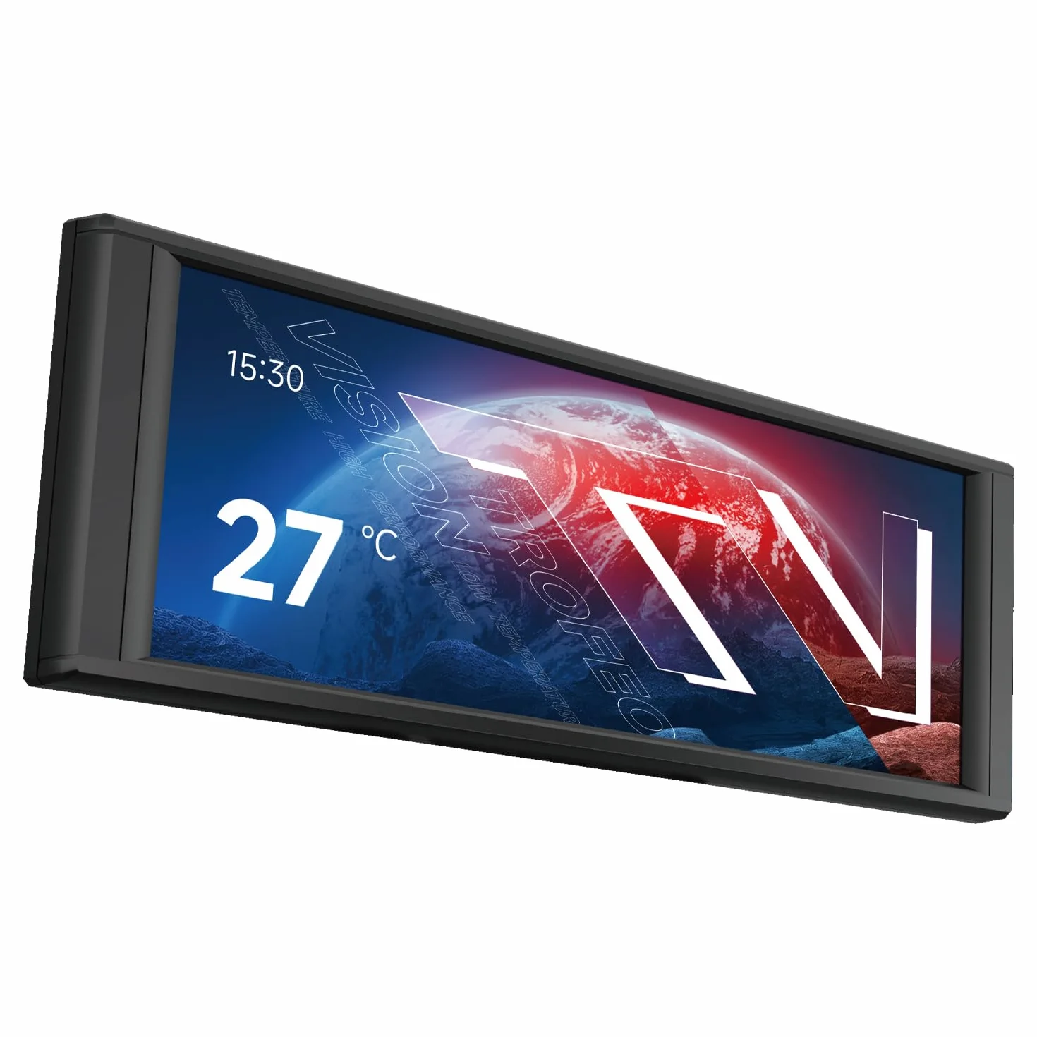Thermalright Trofeo Vision LCD czarny 6,86 cala obudowa IPS wyświetlacz chłodzący wodą 1280x480