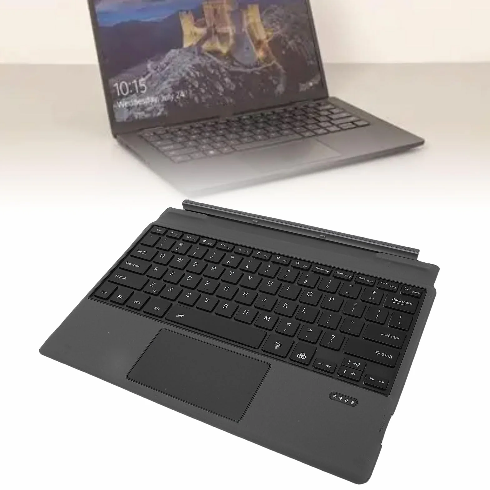 Klawiatura Touchpad do Podparcia Dłoni, Zamiennik OEM dla Tabletów Latitude 7320 7310 z Odłączanym K19M, z Podświetlanymi Klawiszami Odpornymi na Zalanie