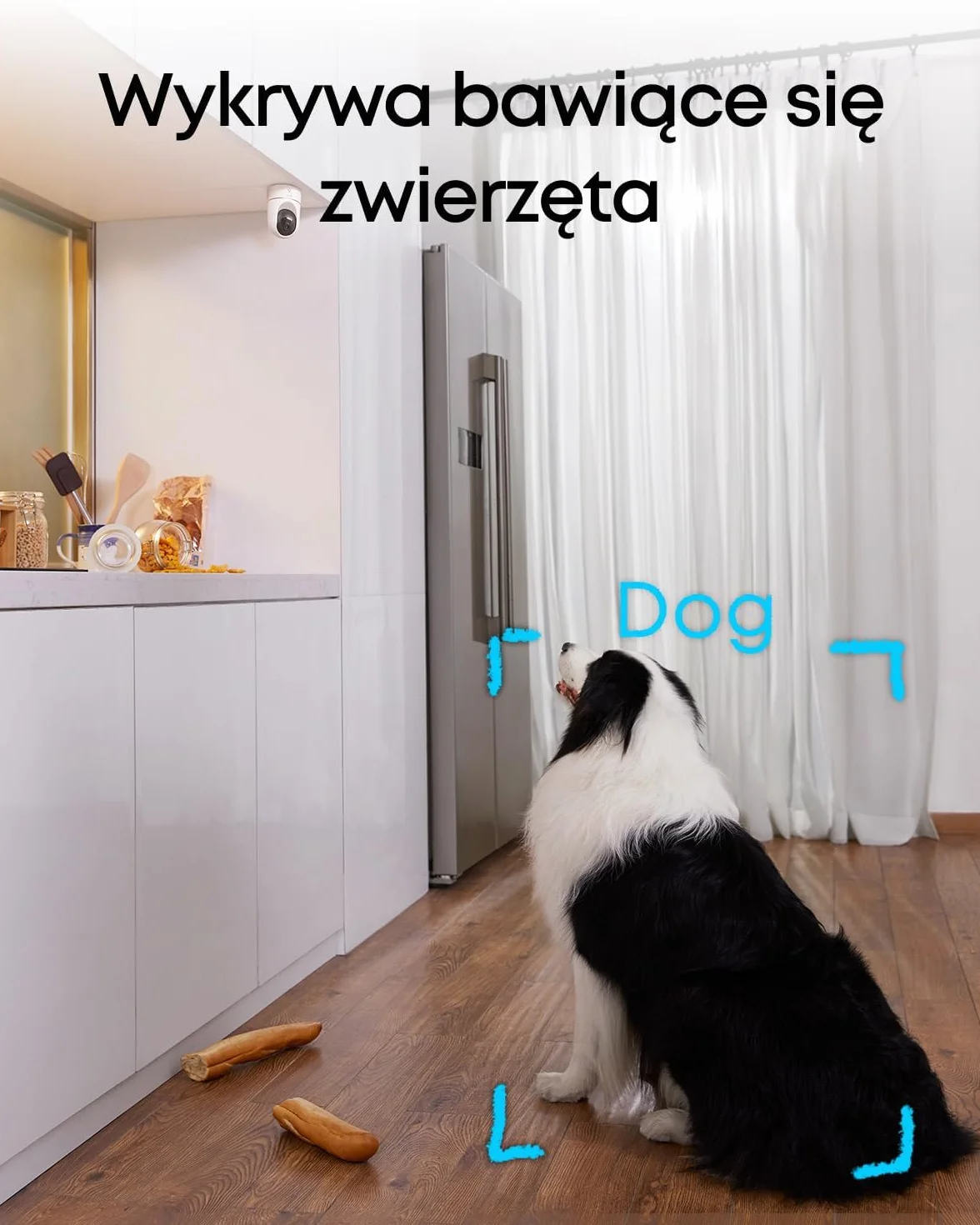 eufy Security Solo IndoorCam E220 (P24) kamera 2K obrót i pochylenie AI człowieka i zwierzęcia
