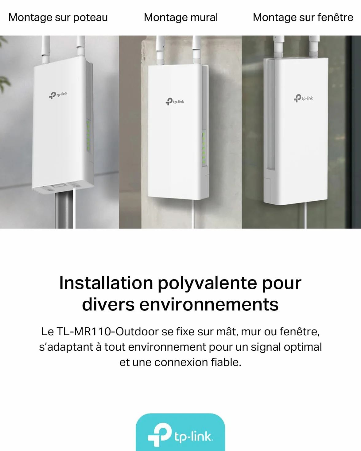TP-Link TL-MR110-Outdoor Zewnętrzny router WiFi 4G LTE slot na kartę SIM IP65 PoE