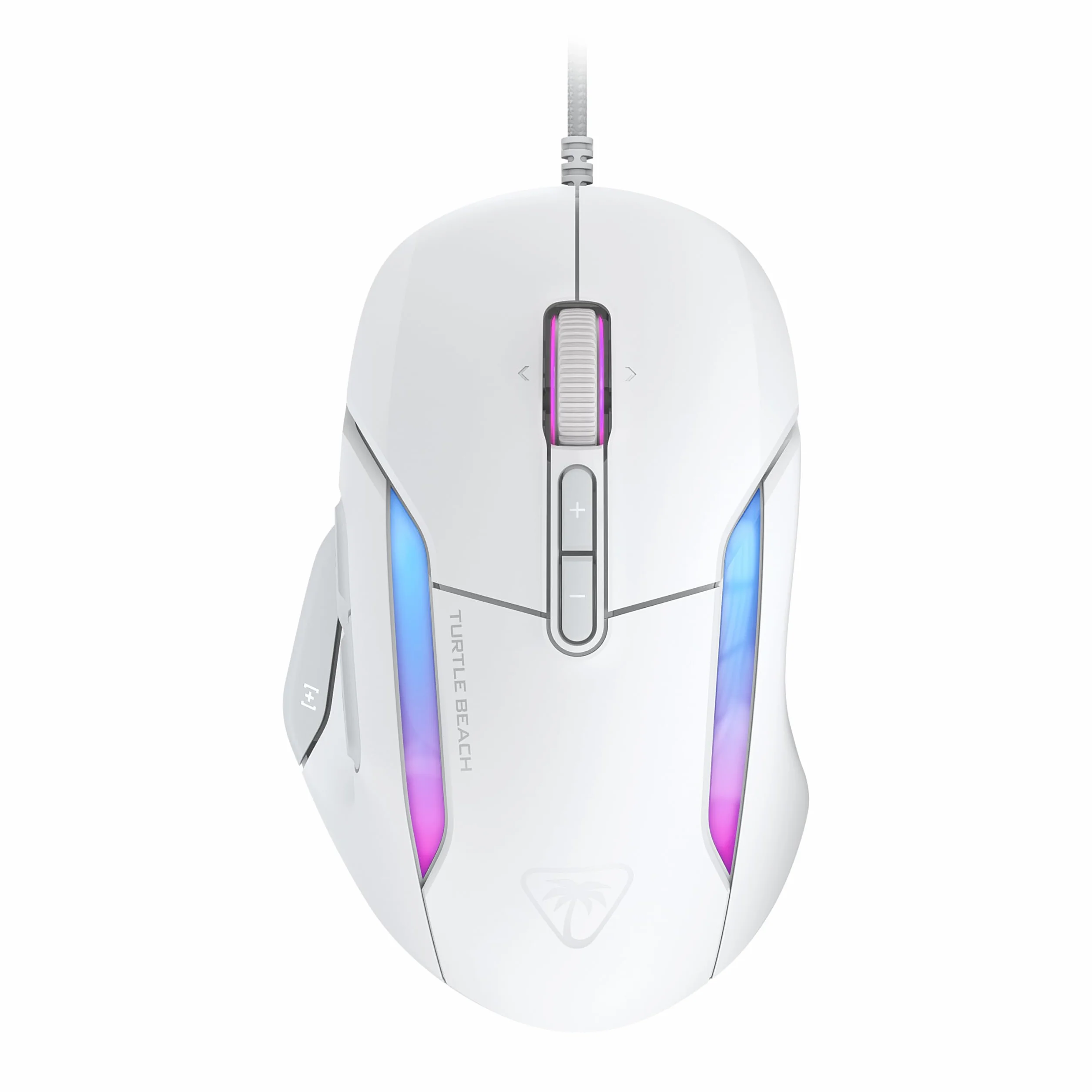 TURTLE BEACH Kone II Przewodowa ergonomiczna mysz do gier RGB, 26K DPI, przełączniki optyczne 100 mln kliknięć, 23 wejścia, kółko 4D, PTFE