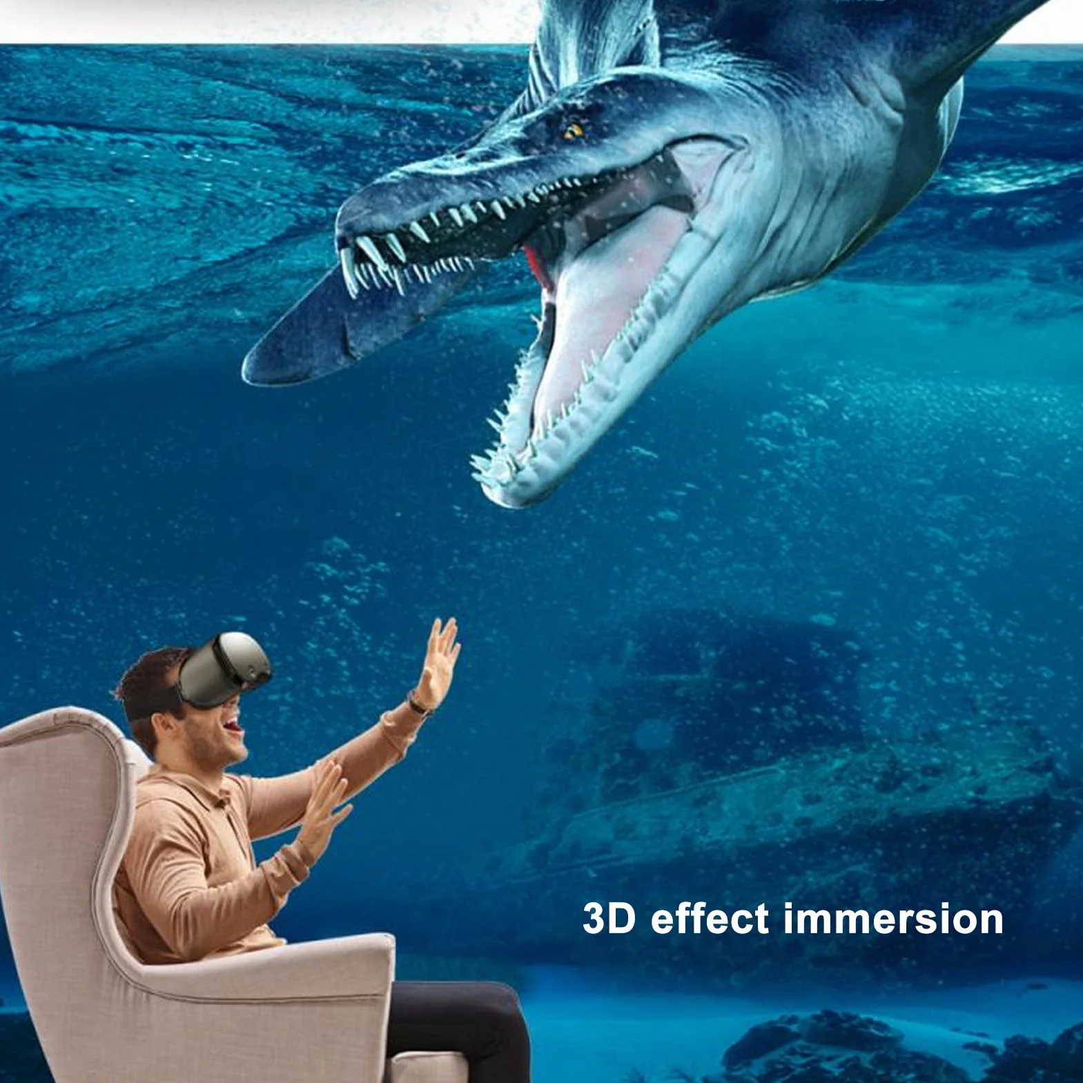 Zestaw Słuchawkowy VR 3D Gogle Kask 5–7 Cali do Wirtualnej Rzeczywistości