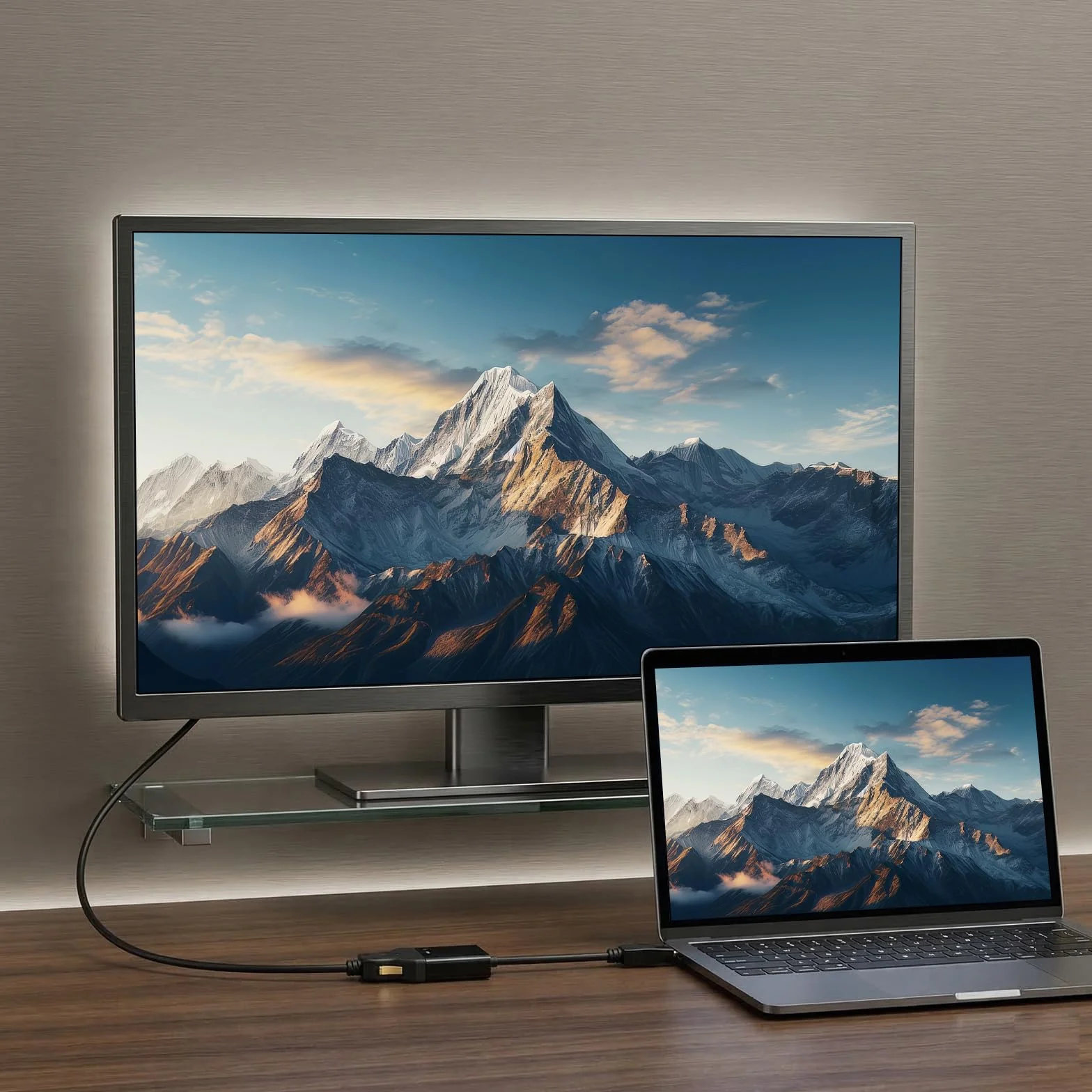 Adapter DisplayPort na DVI – pozłacana wtyczka DP na gniazdo DVI, kabel 15 cm, kompatybilny z monitorem, projektorem, komputerem – kabel DVI DisplayPort do Lenovo, Dell, HP
