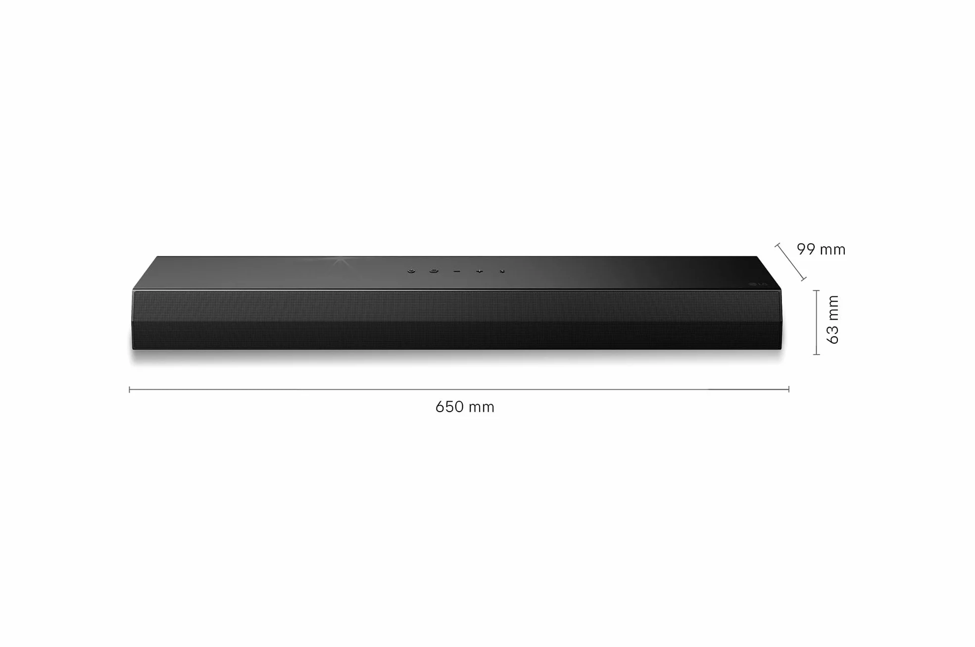 LG S20A 2.0ch Kompaktowy soundbar 50 W Dolby Audio AI Sound Pro Bluetooth HDMI ARC czarny