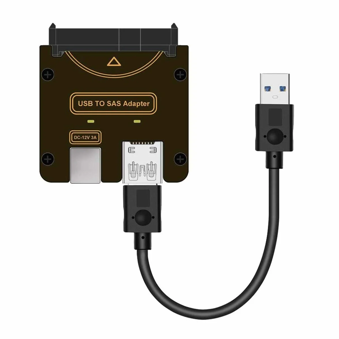 Adapter SAS SFF-8482 na USB 3.0 5 Gb/s 29-pinowy